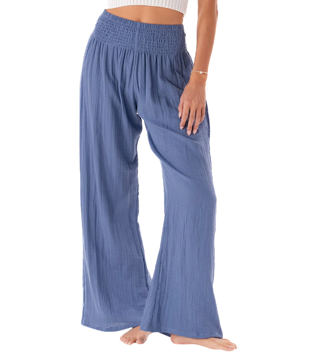 Lotus and Luna Cotton Wide Leg Pants