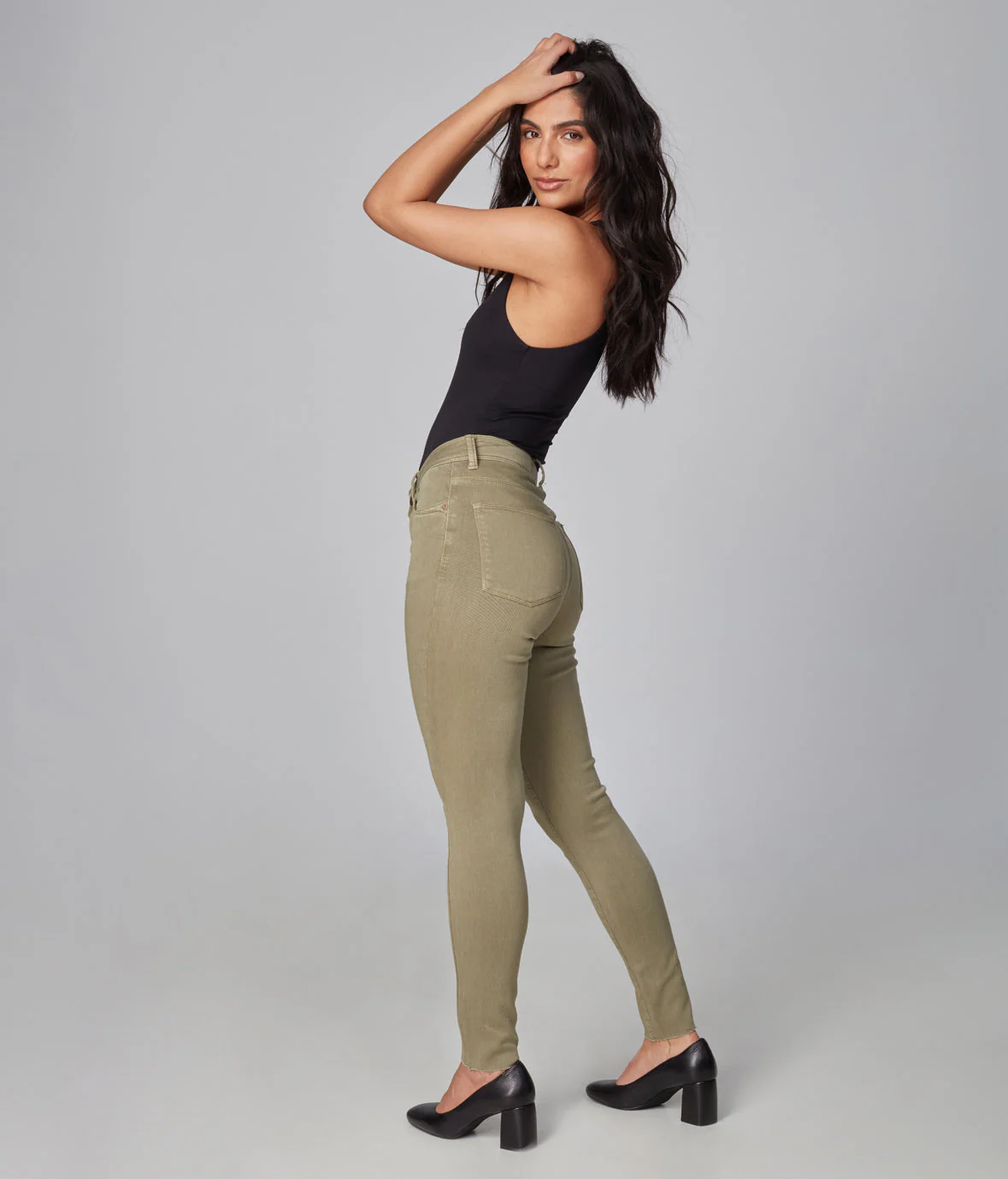 ALEXA-DK  High Rise Skinny Jeans