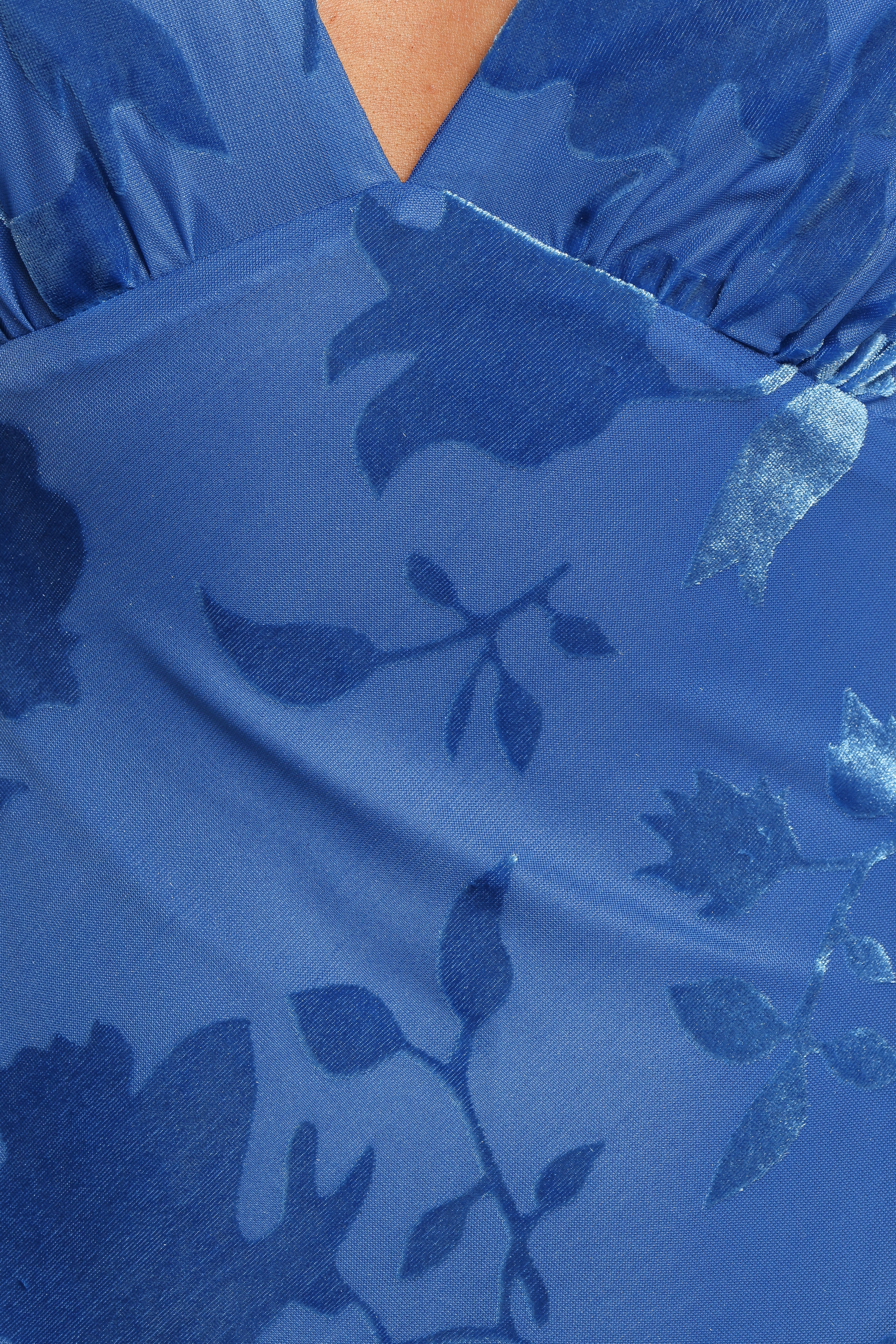 Izzy Midi Dress - Blue Floral