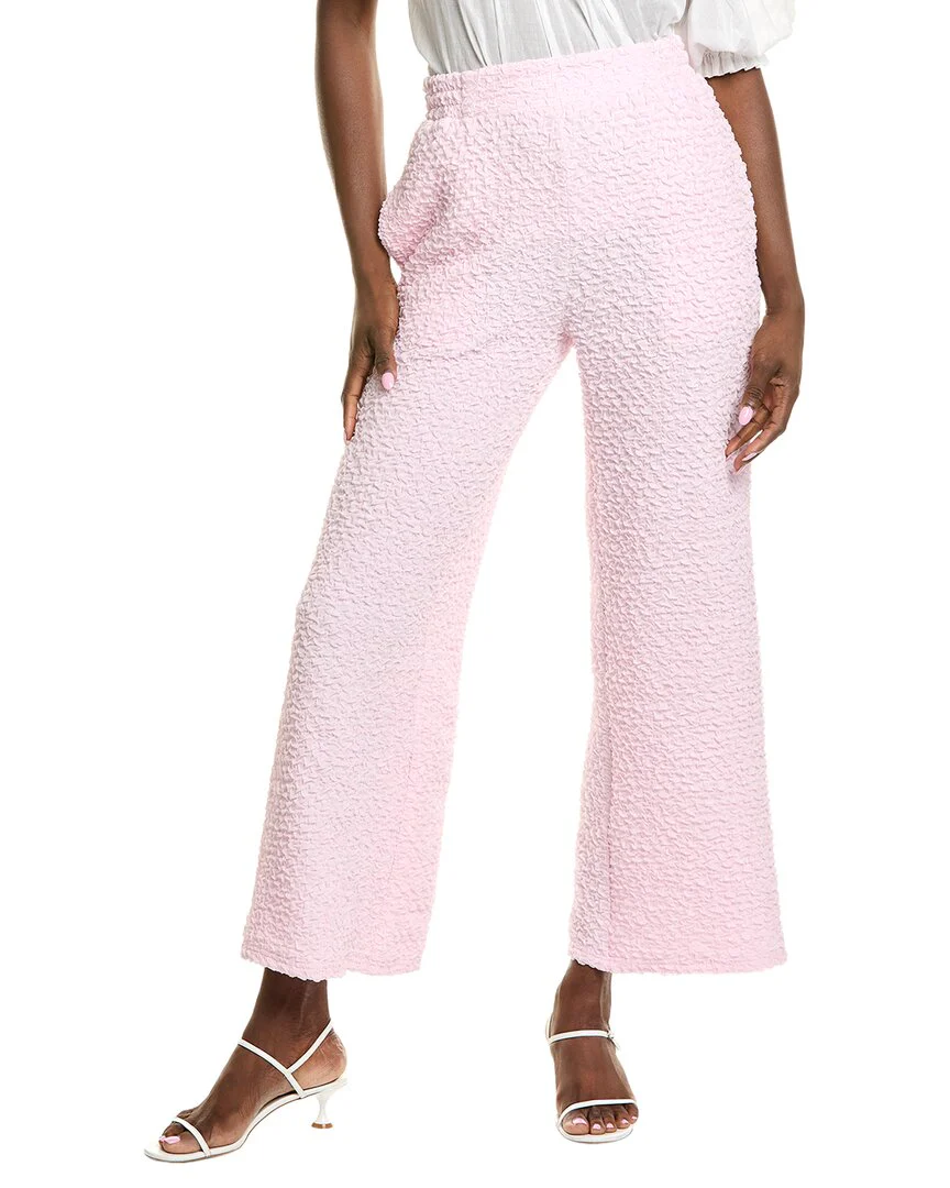 Gracia Textured Wide Leg Pant