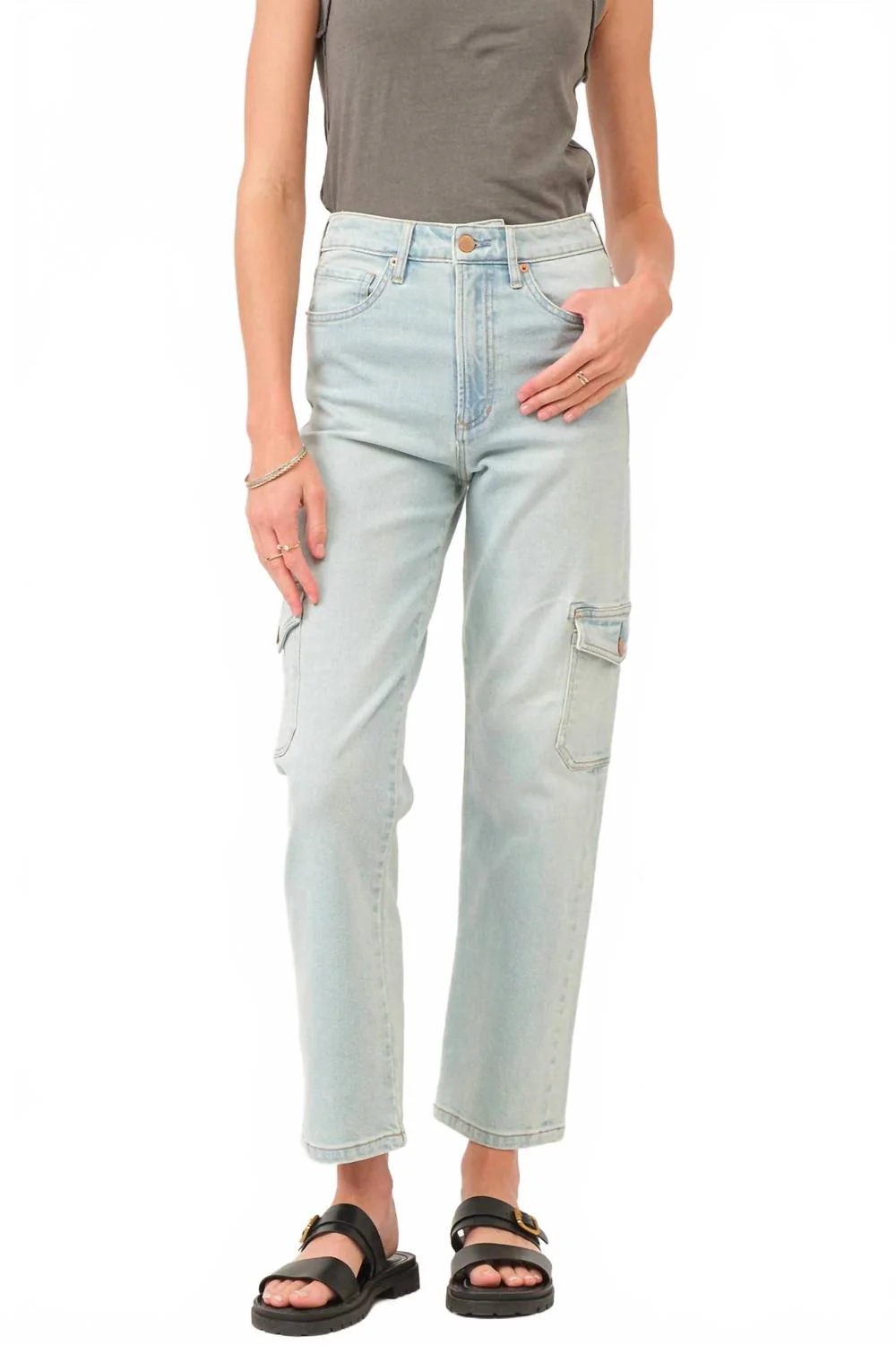 90S Super High Rise Ankle Straight Jeans In Foster