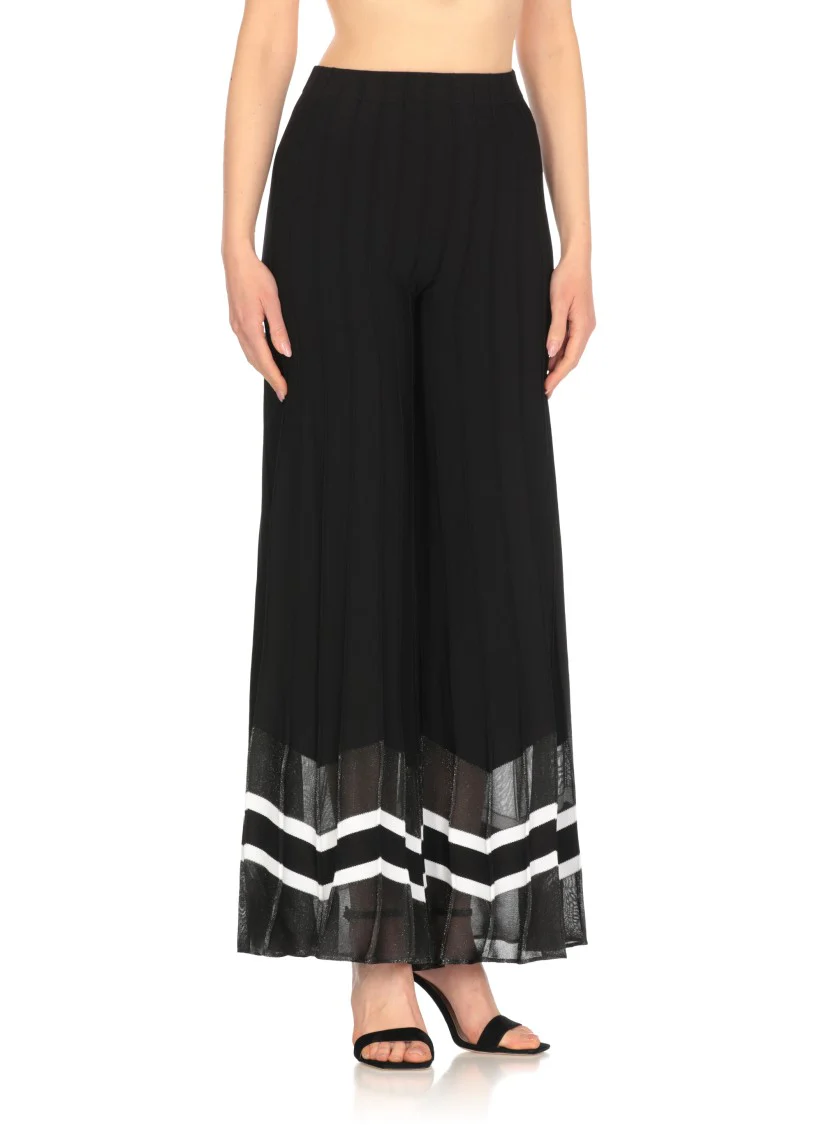 Black Viscose Pants