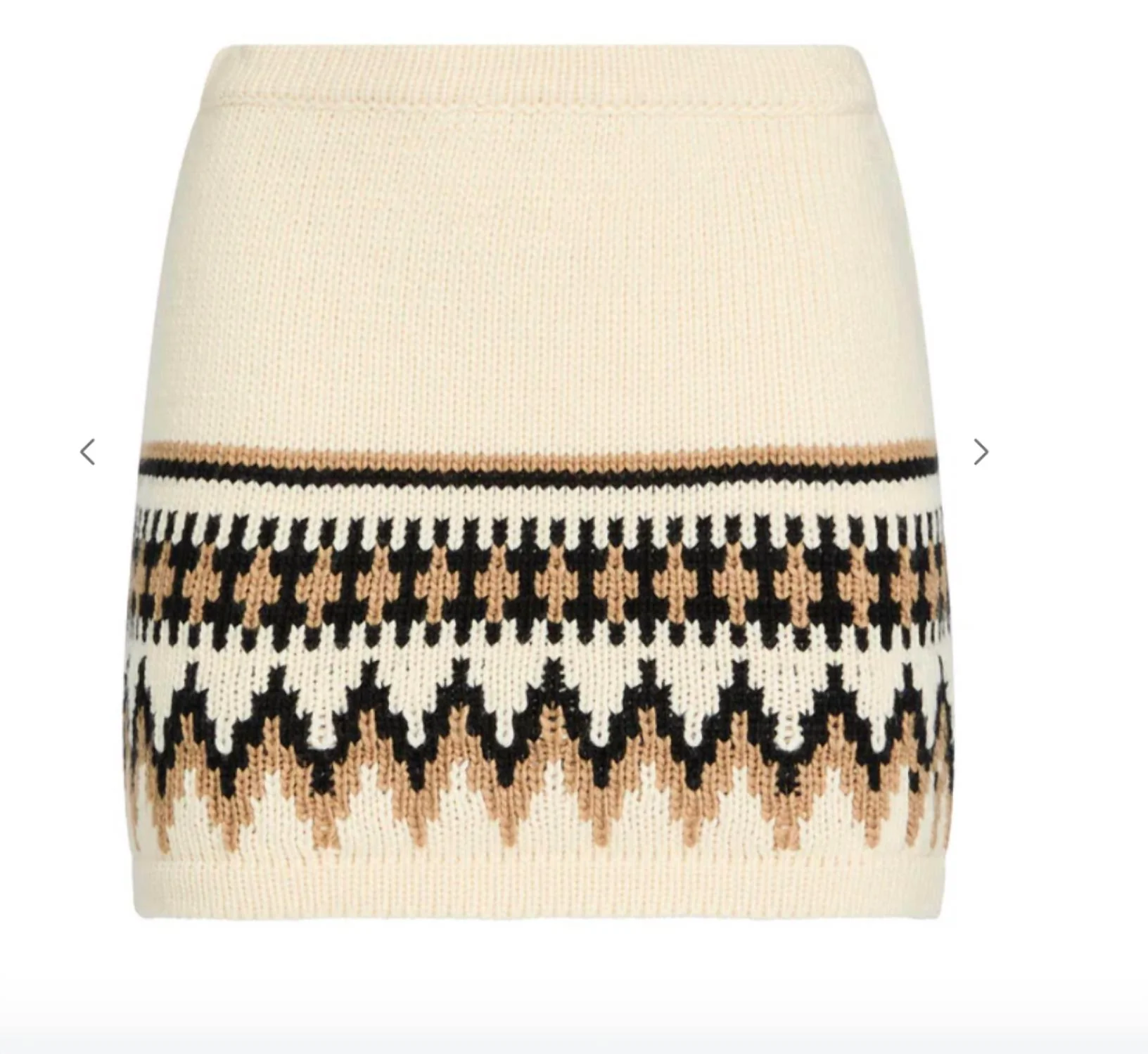 Sierra Mini Skirt In Egg Shell