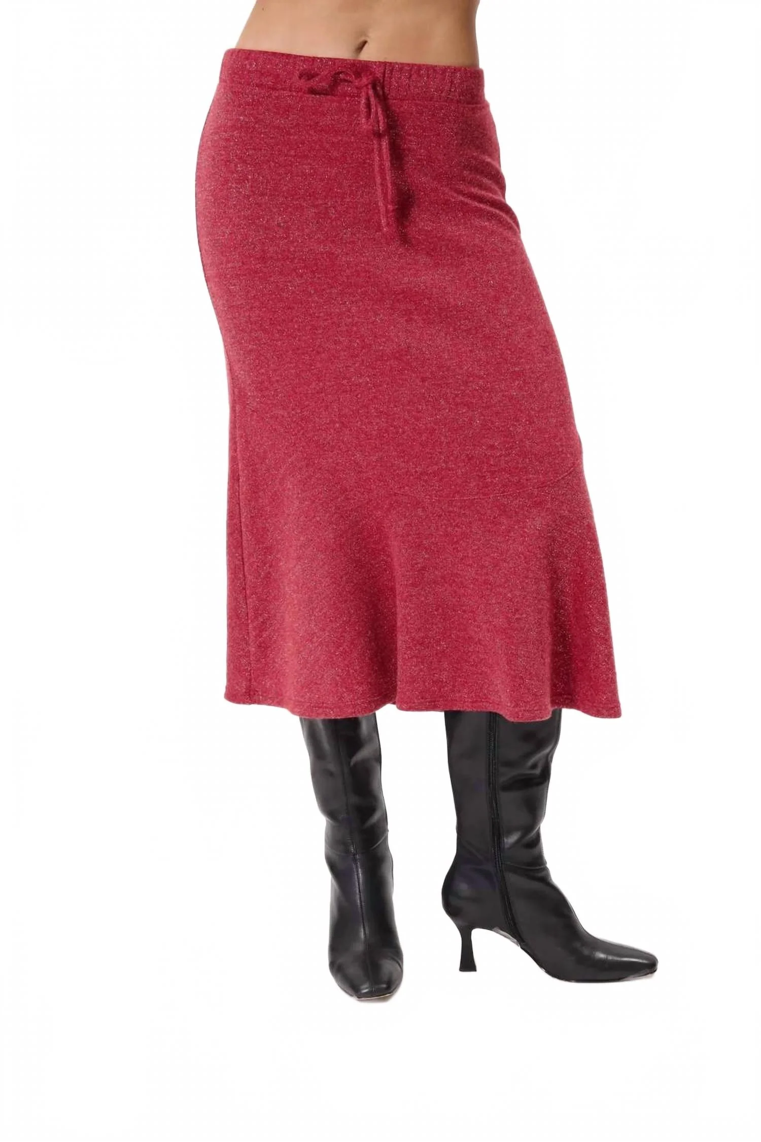 Maura Midi Skirt In Sparkle