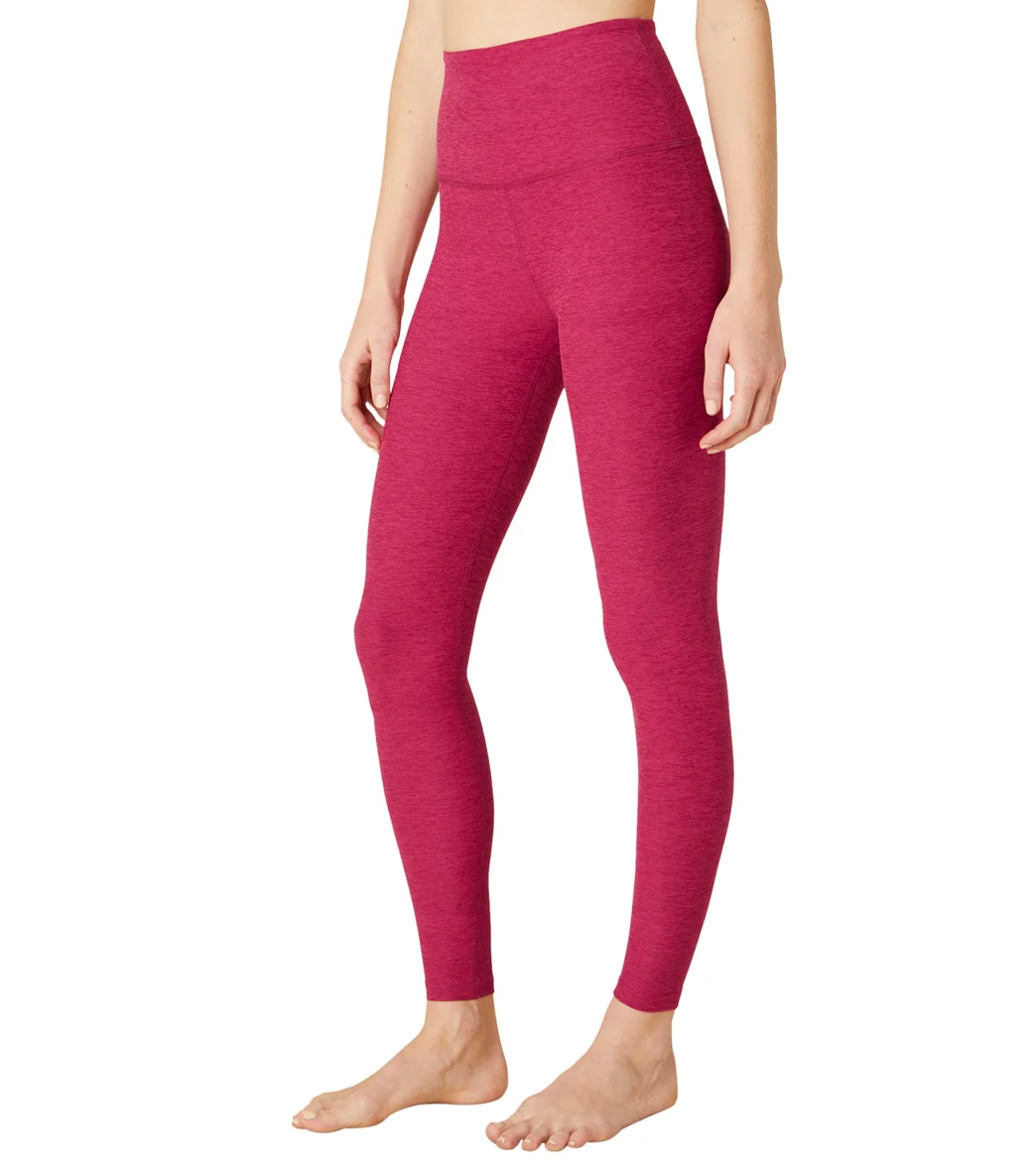 Beyond Yoga Spacedye High Waisted Caught In The Midi 7/8 Yoga Leggings Dragonfruit-Sangria