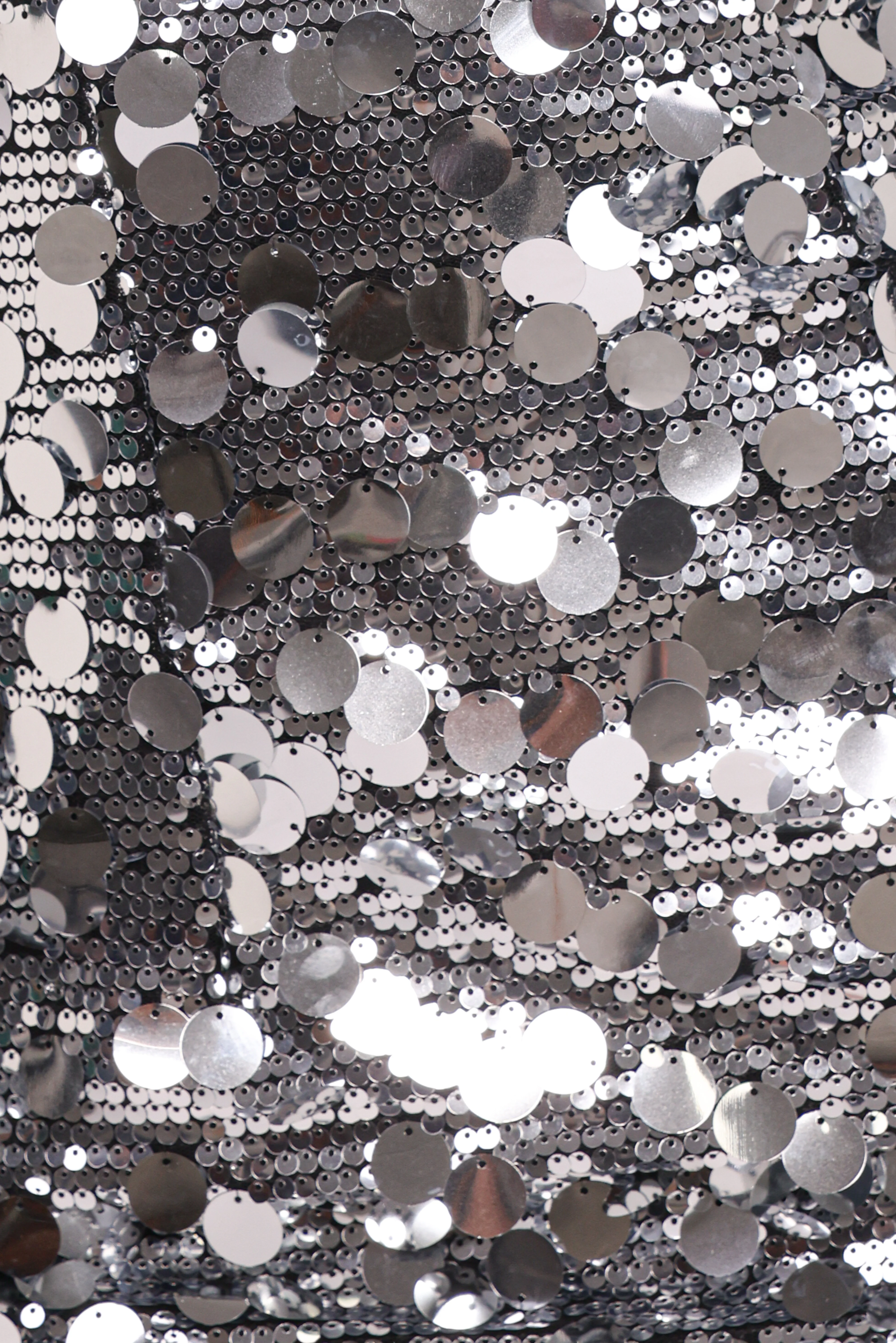 Azalea Mini Dress - Silver Sequin