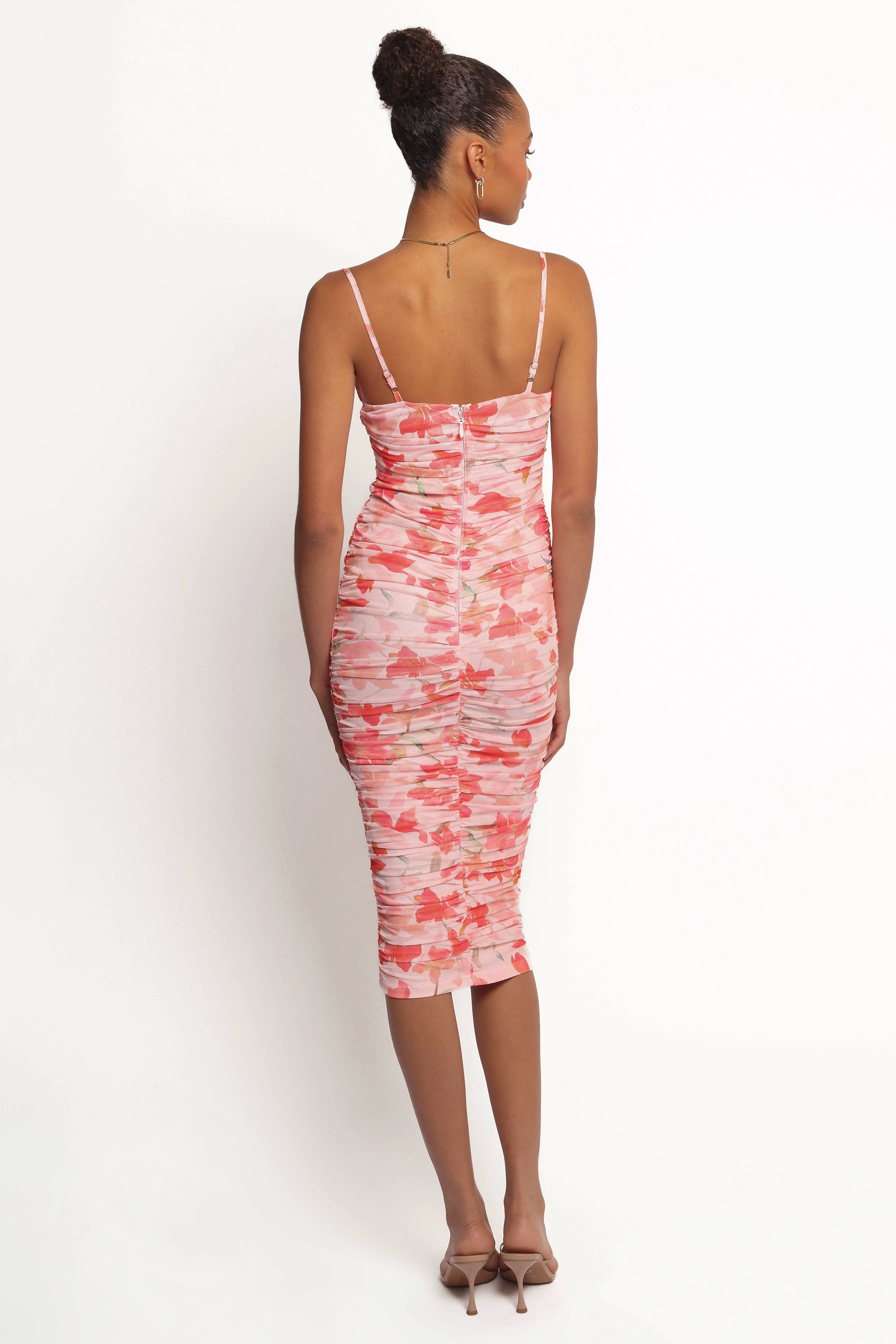 Tempest Midi Dress - Pink Floral