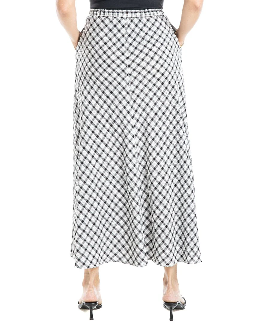 Max Studio Drawstring Waist Maxi Skirt