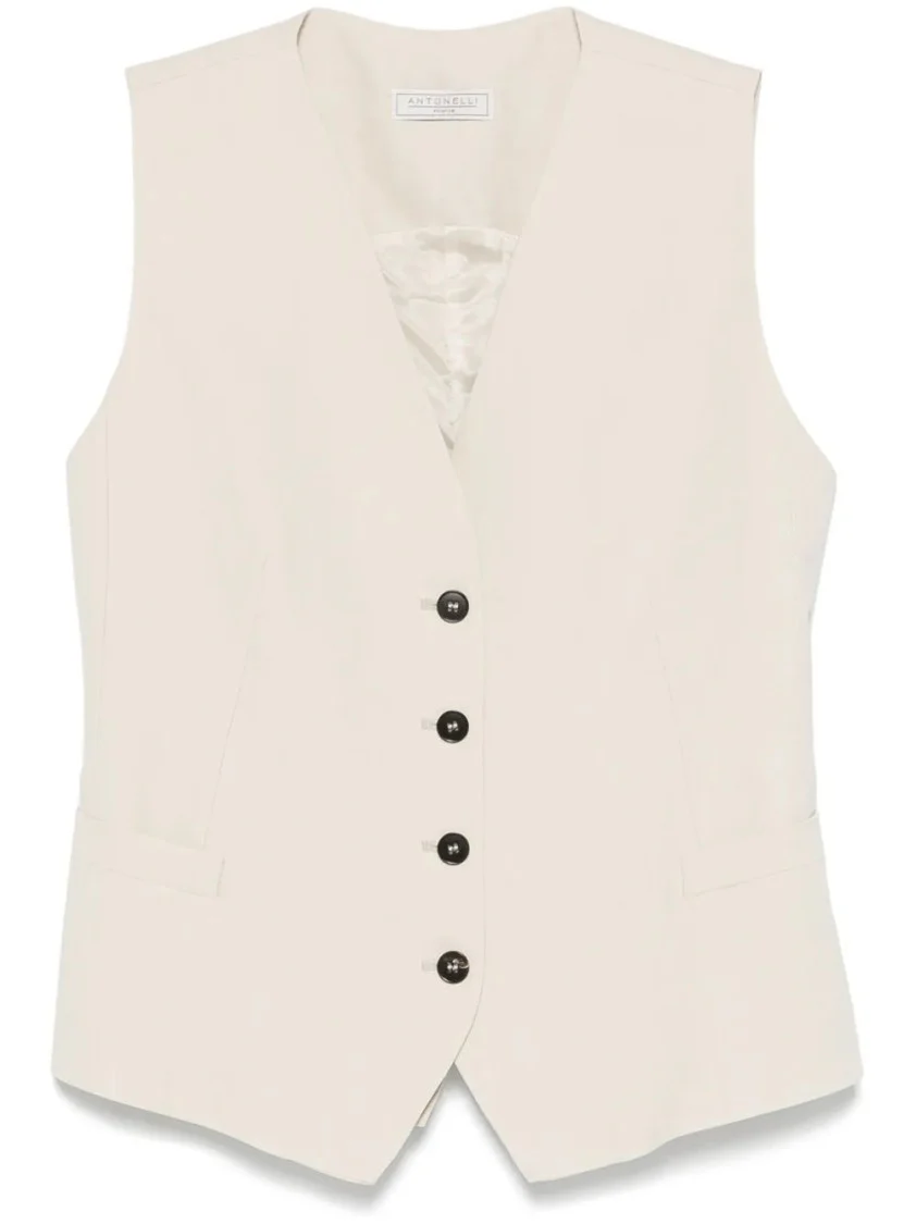 Light Beige Fiumicino Waistcoat
