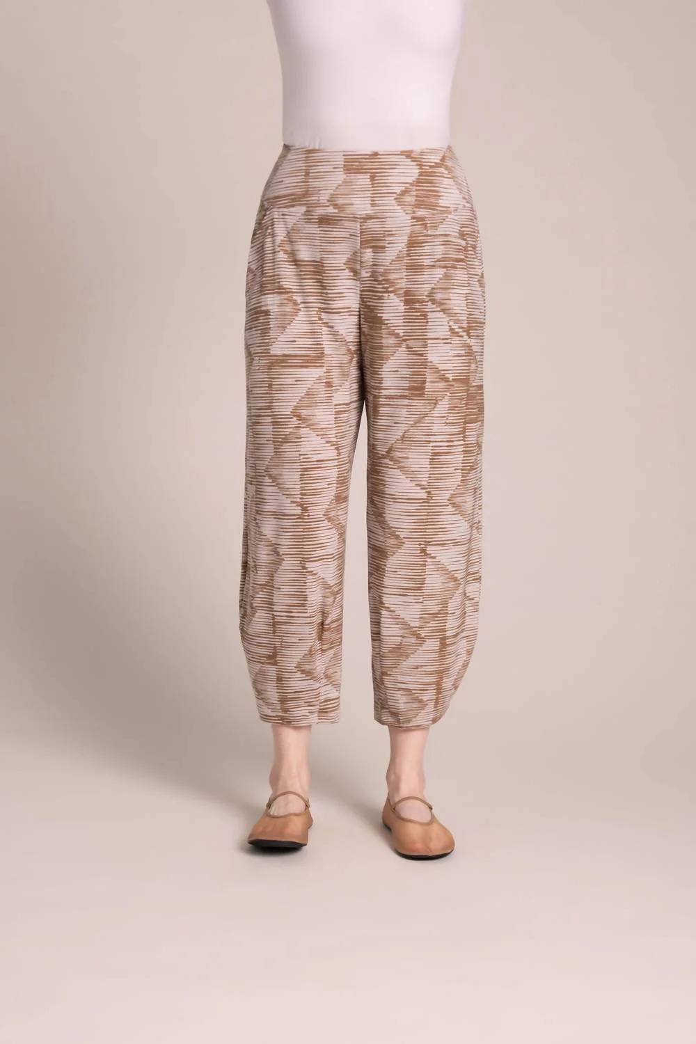 Narrow Lantern Pants In Batista