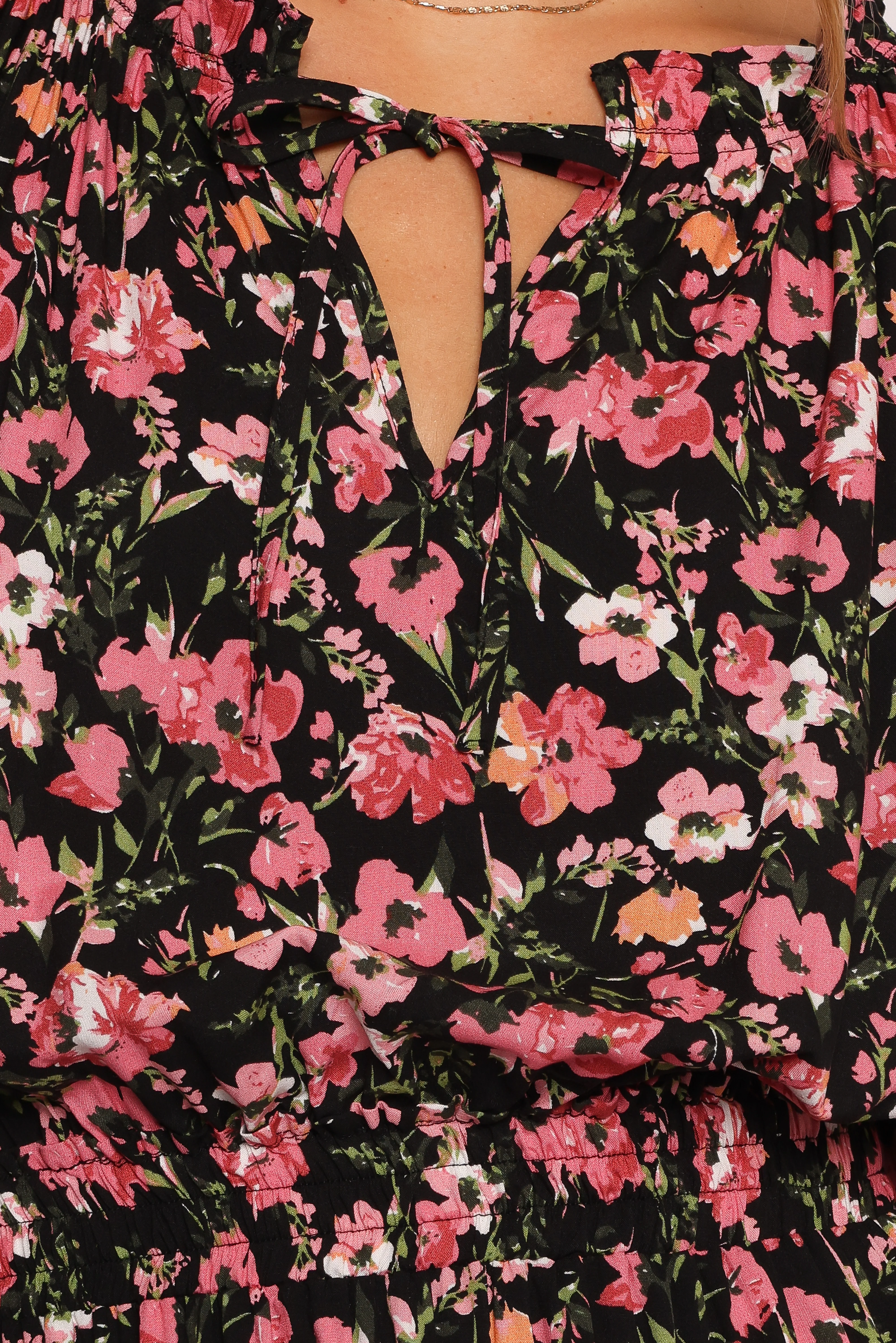 Kealan Dress - Black Floral