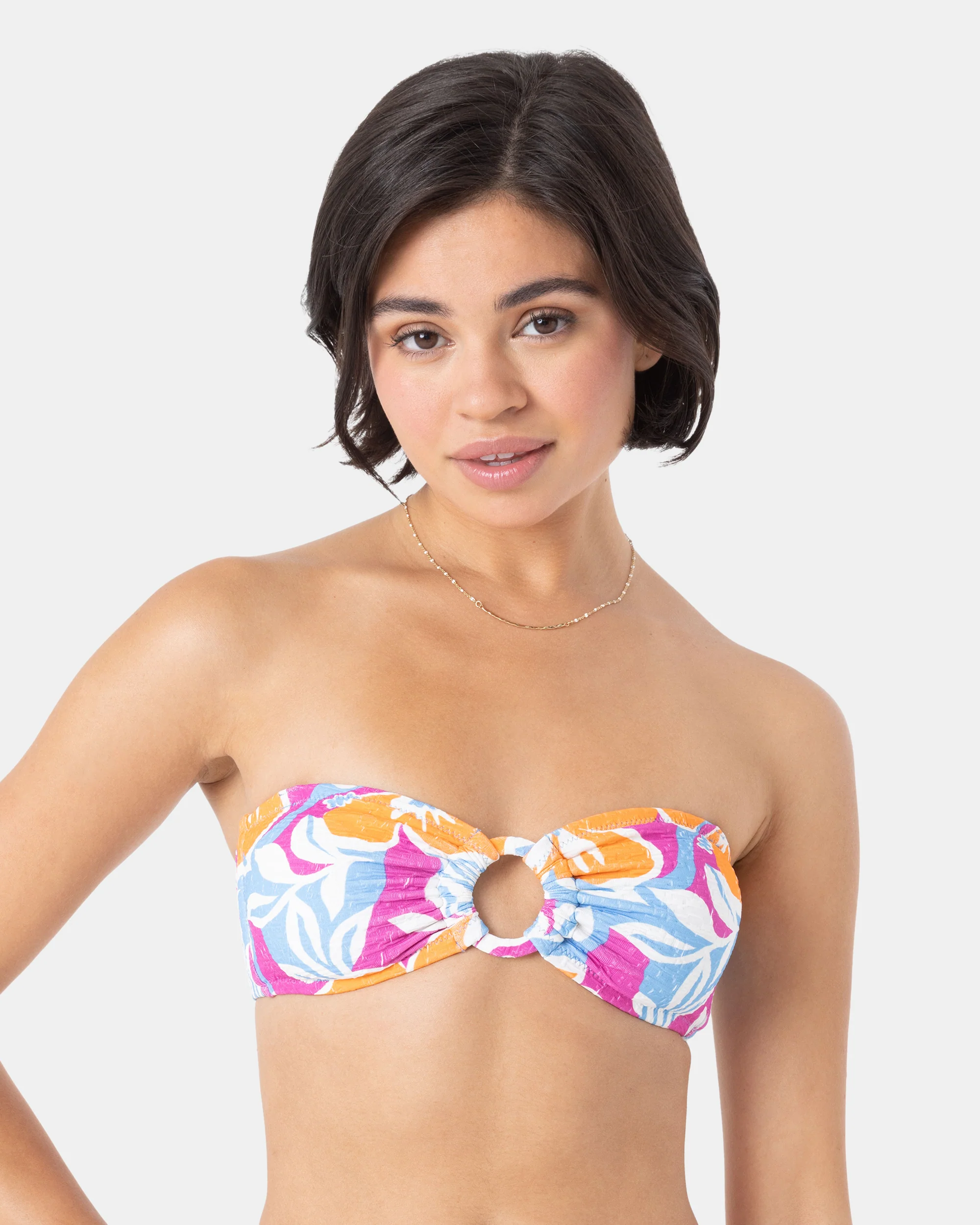 Topanga Canyon Ring Bandeau Bikini Top