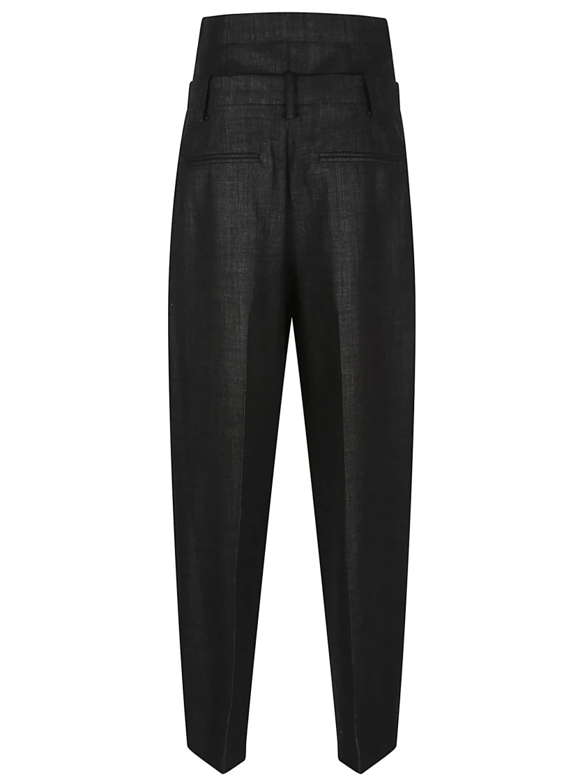 Double Waistband Detail Trouser