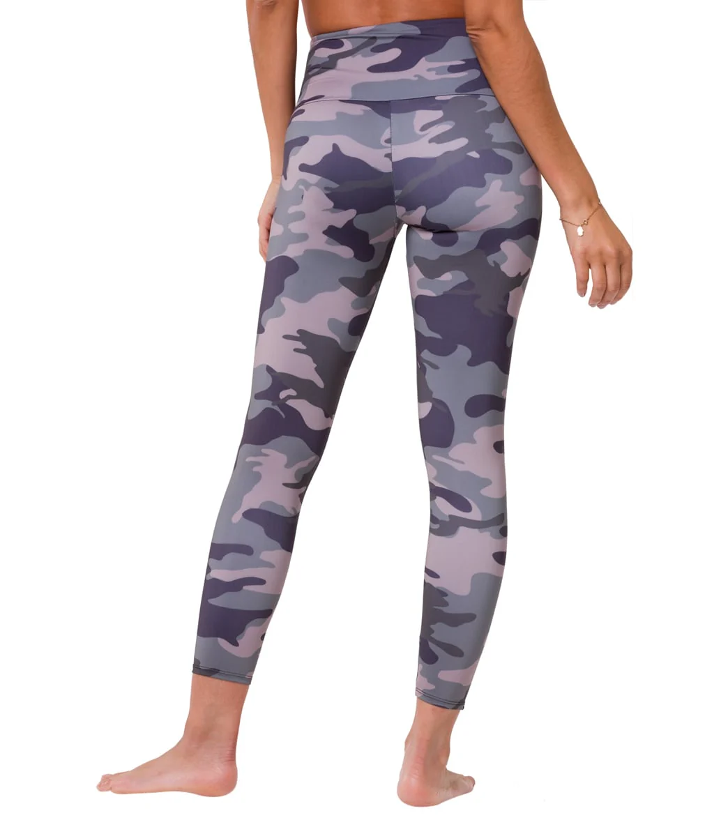 Onzie High Waisted Basic 7/8 Yoga Leggings COMBAT CAMO