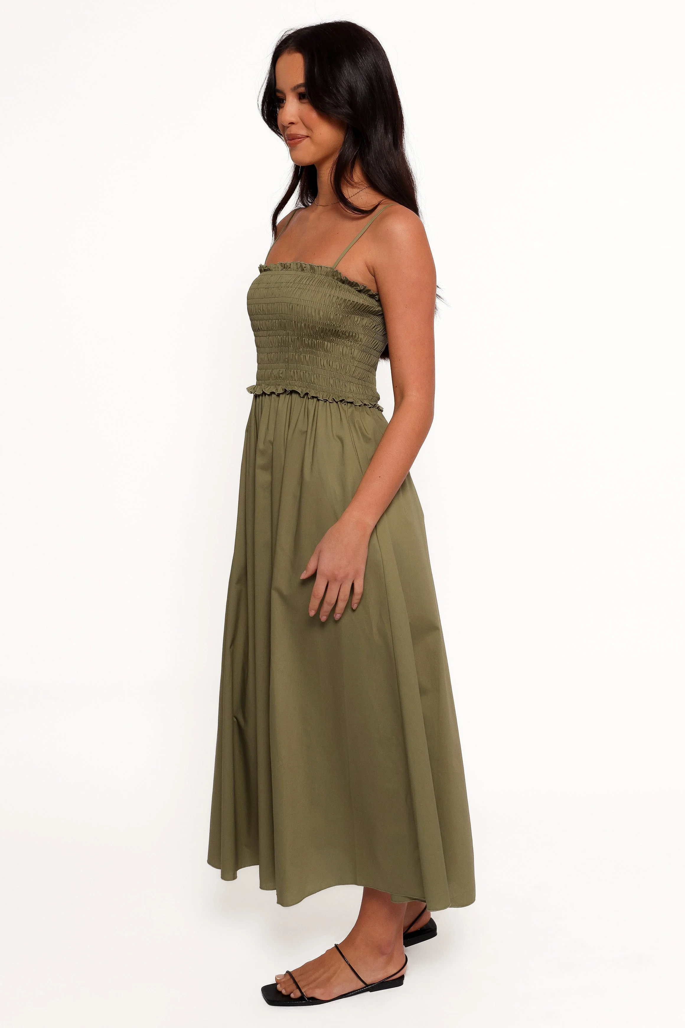 Nigella Maxi Dress - Olive Green