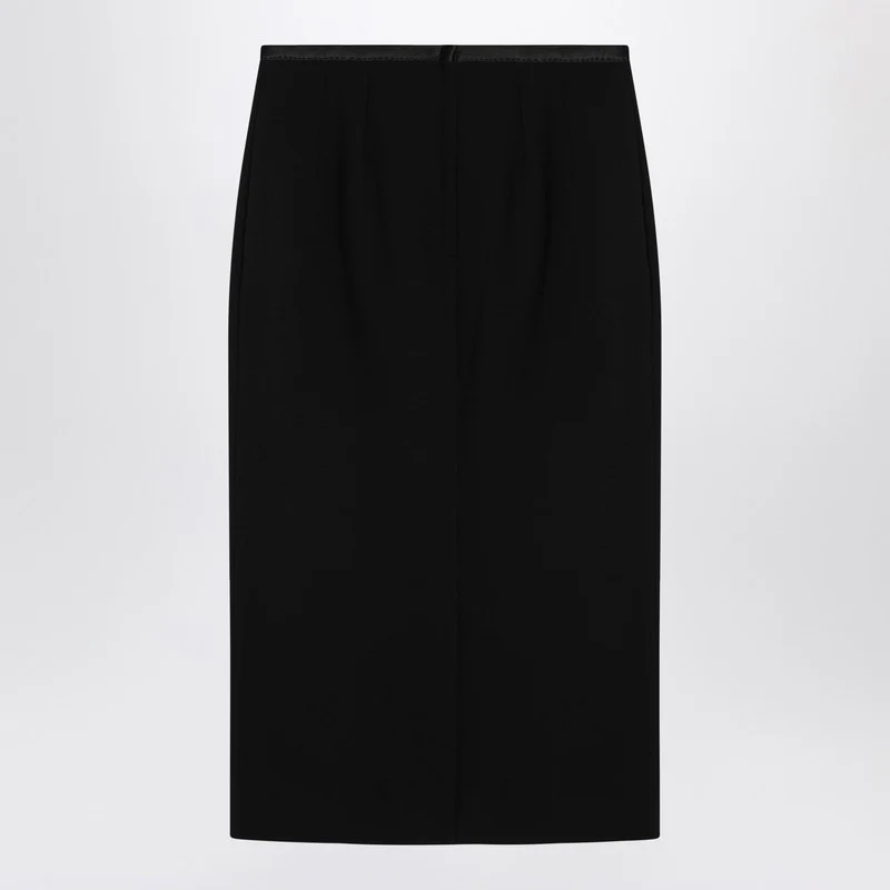 Dolce&Gabbana Pencil Skirt In Wool Crêpe