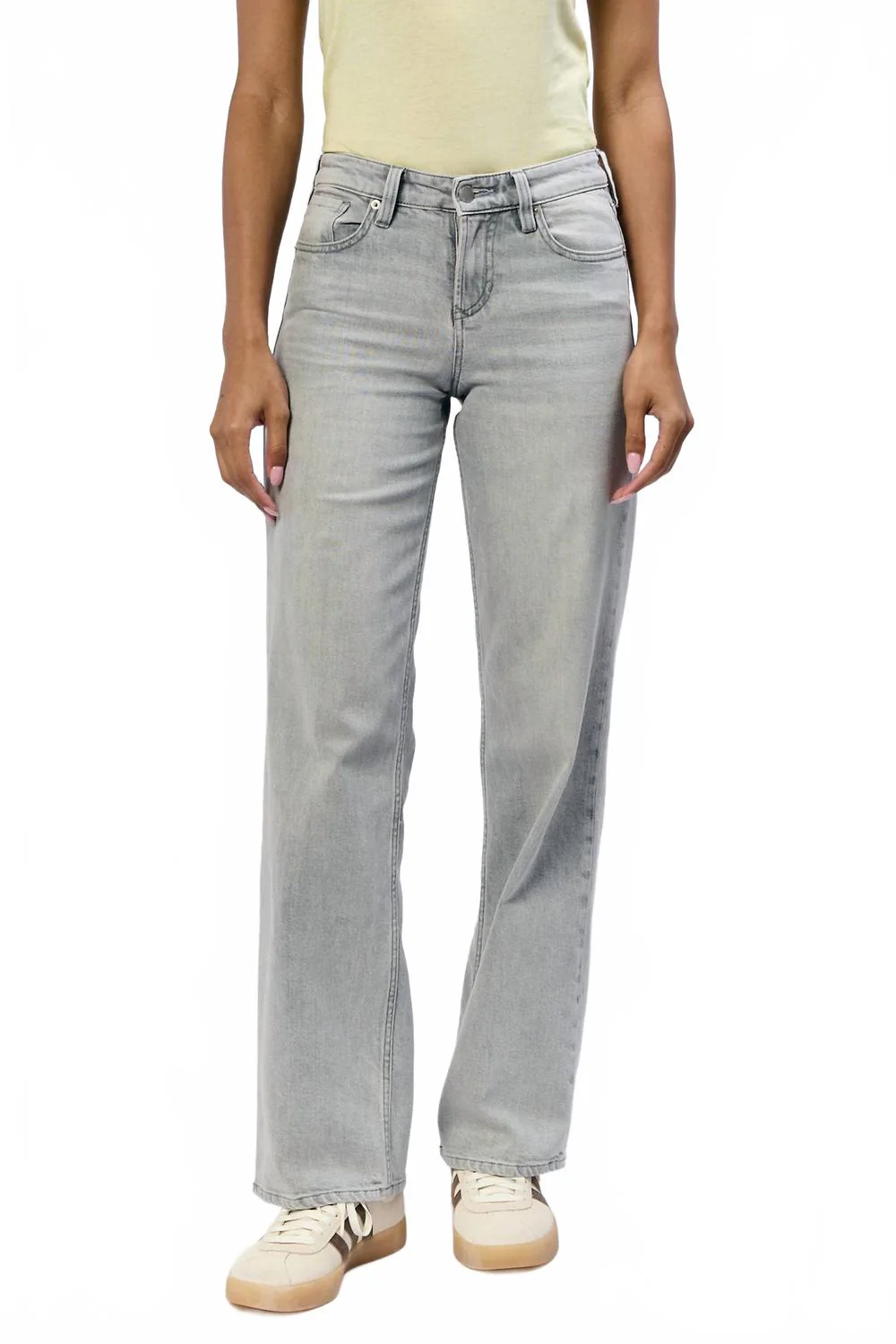 Taylor High Rise Straight Leg Jean In Dovey