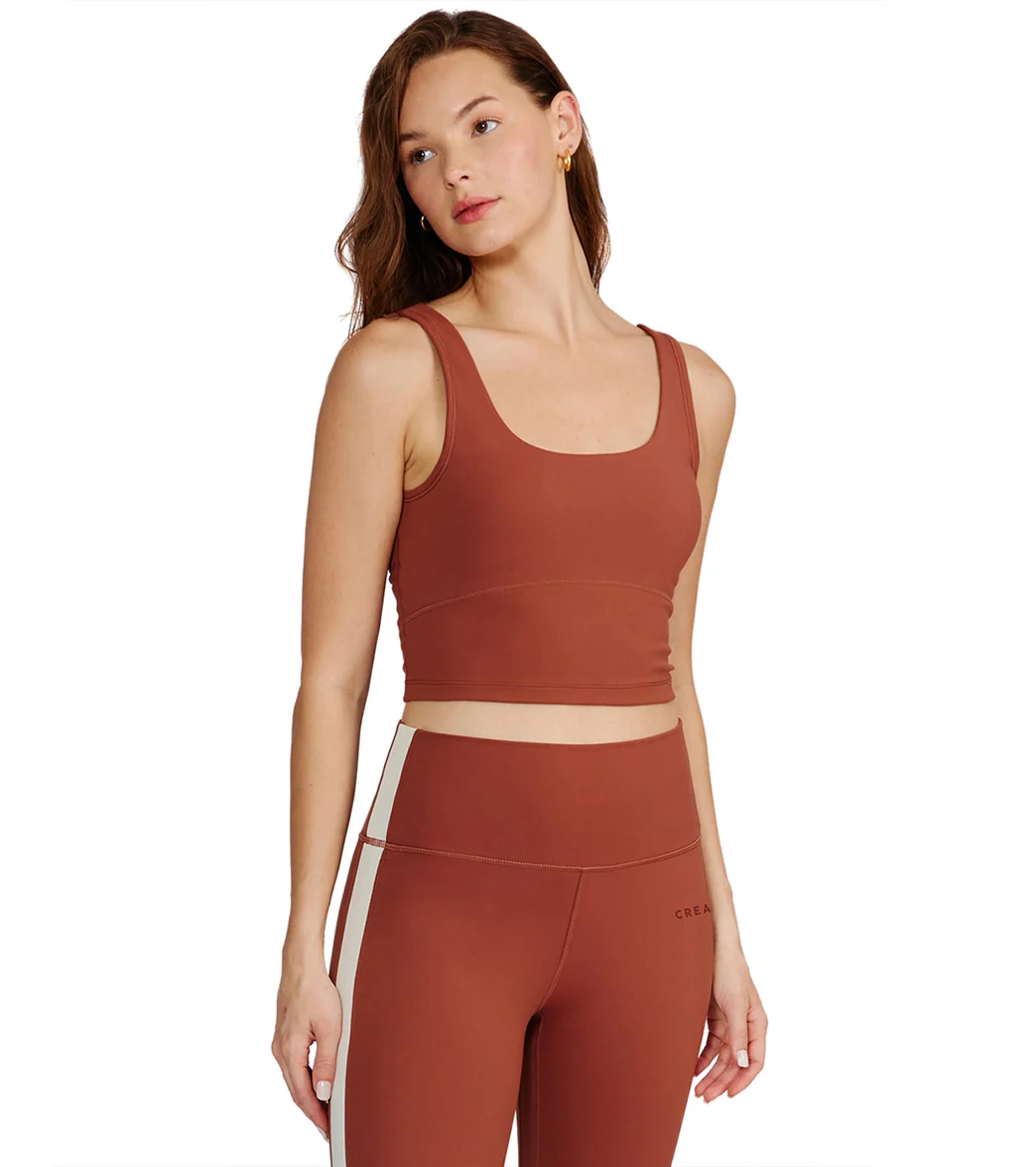 Cream Yoga Ali Bra Tank