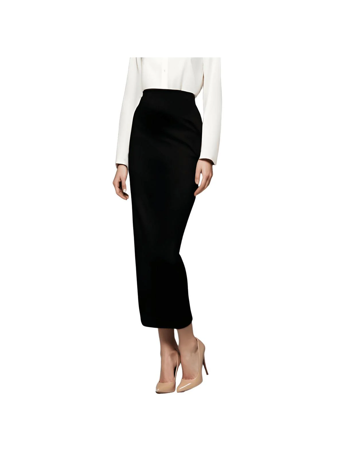 Womens Office Wear Professional Midi Skirt