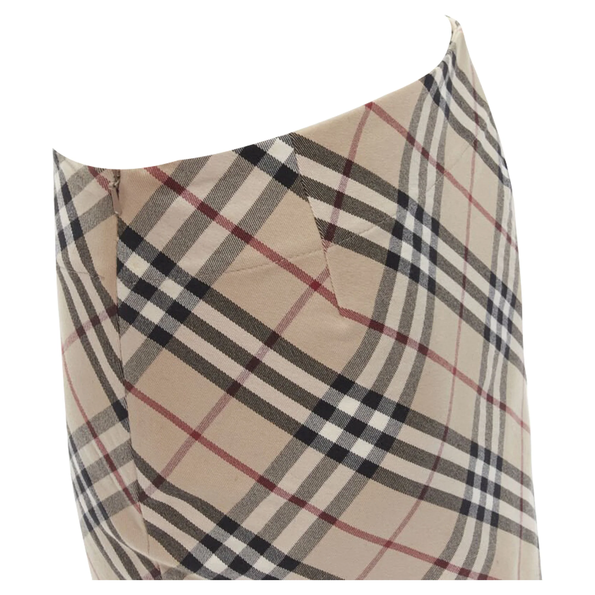 Burberry London Hoe Check signature mini skirt