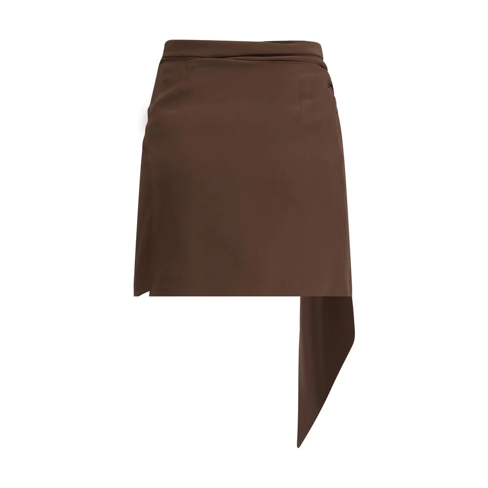 Prada Crepe de chine Mini Women's Skirt