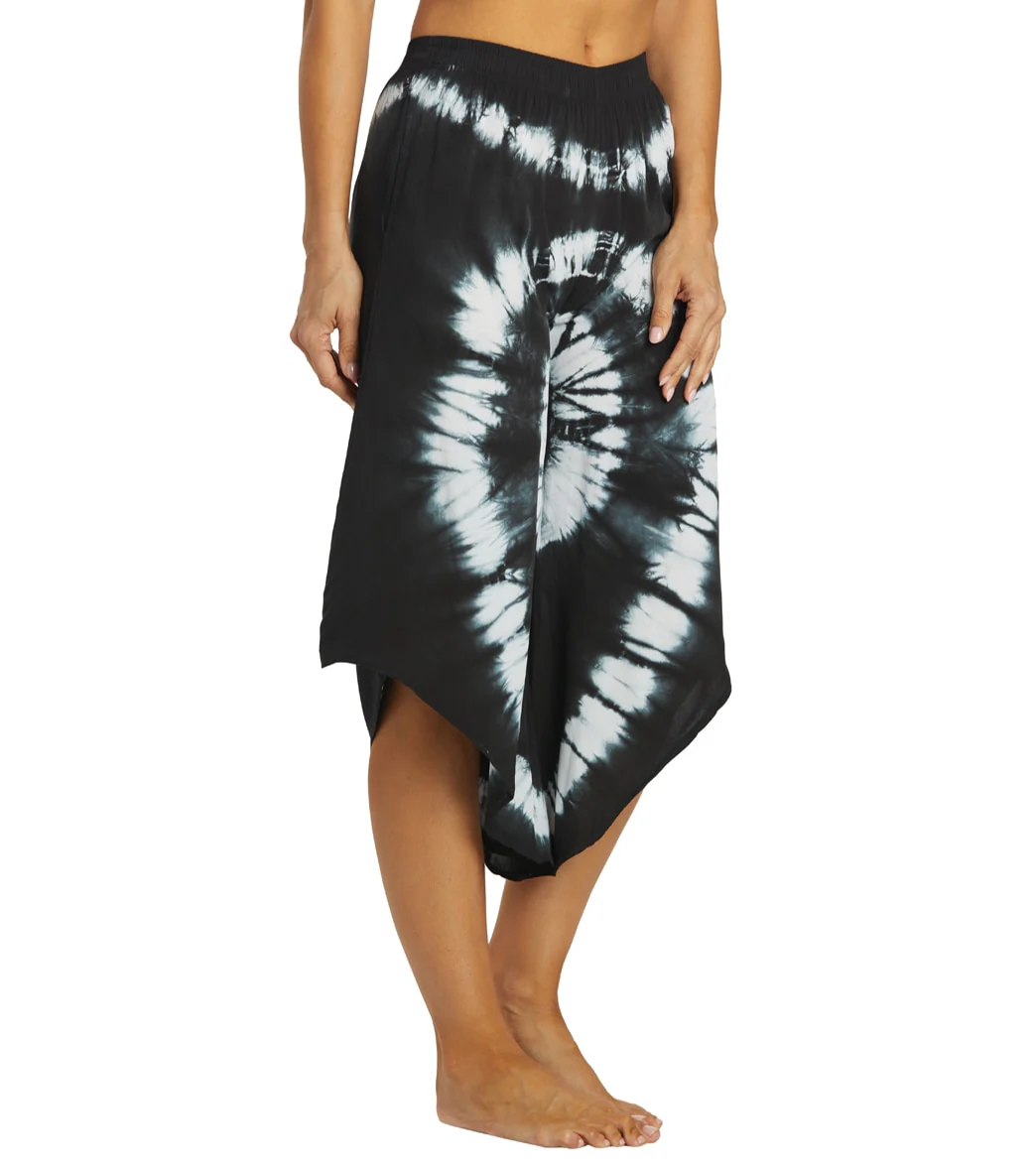 Yak & Yeti Tie Dye Cropped Bohemian Style Pants