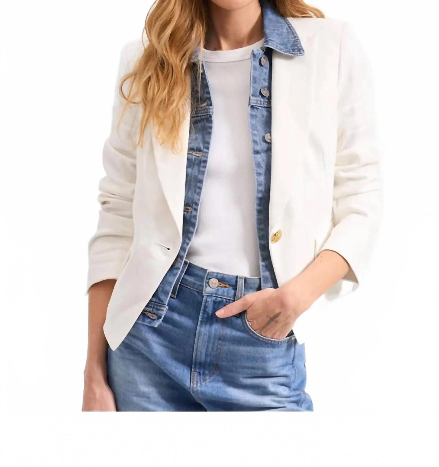 Hosanna Dickey Jacket In White