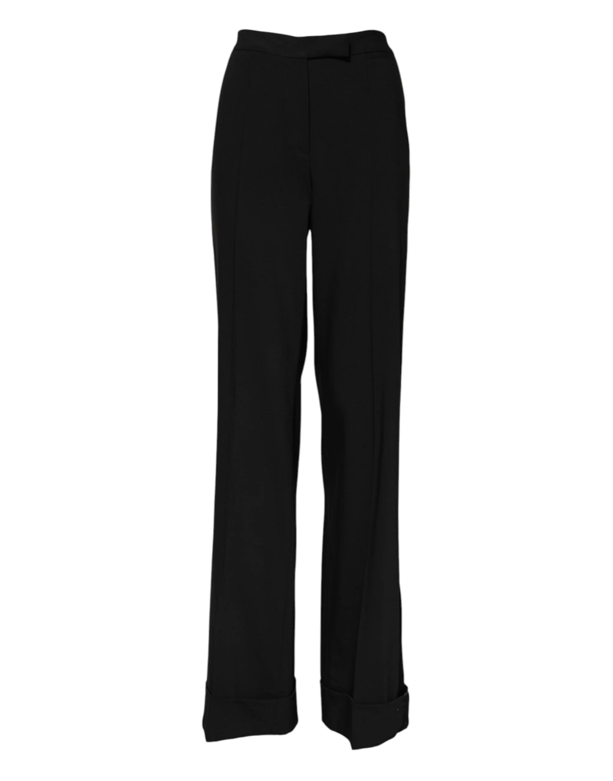 Dolce & Gabbana Wool High Waist Fla Women's Pants