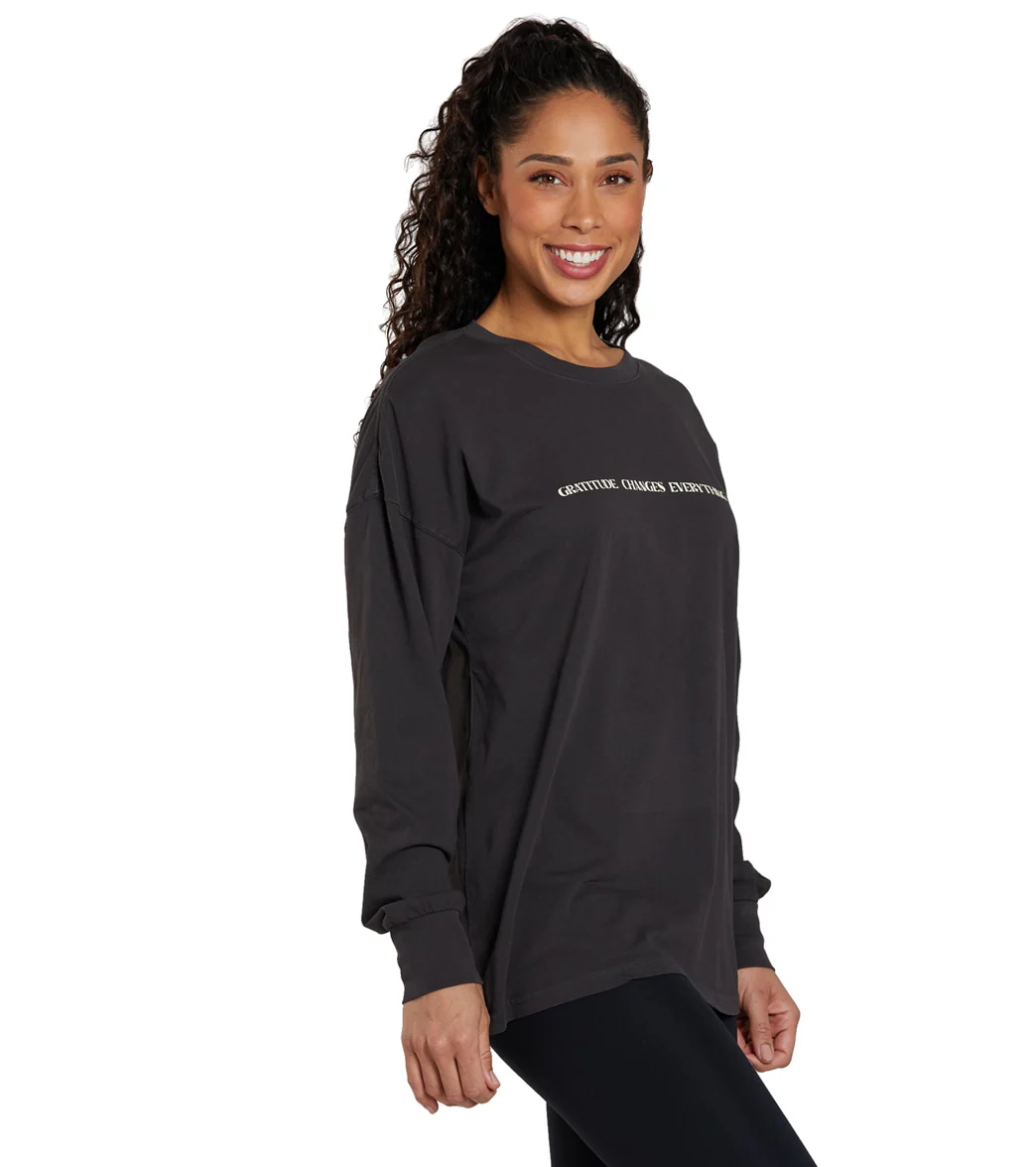 Spiritual Gangster Gratitude Long Sleeve Tee