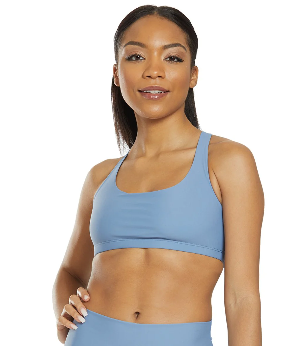 Onzie Chic Yoga Sports Bra Pewter