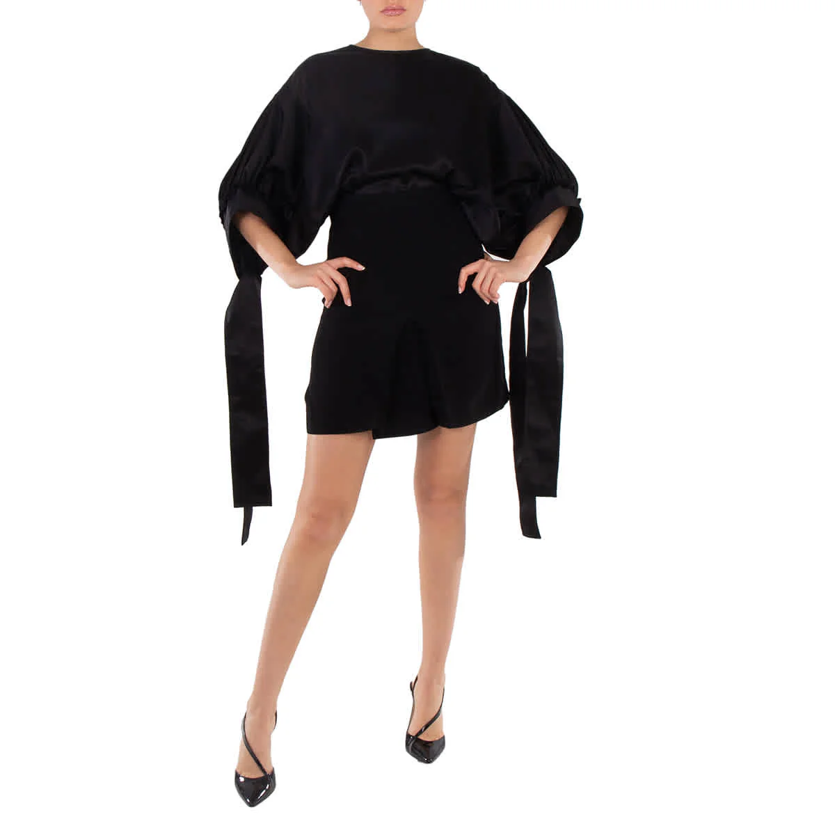 Burberry Front-Slit Detailed Button Skirt