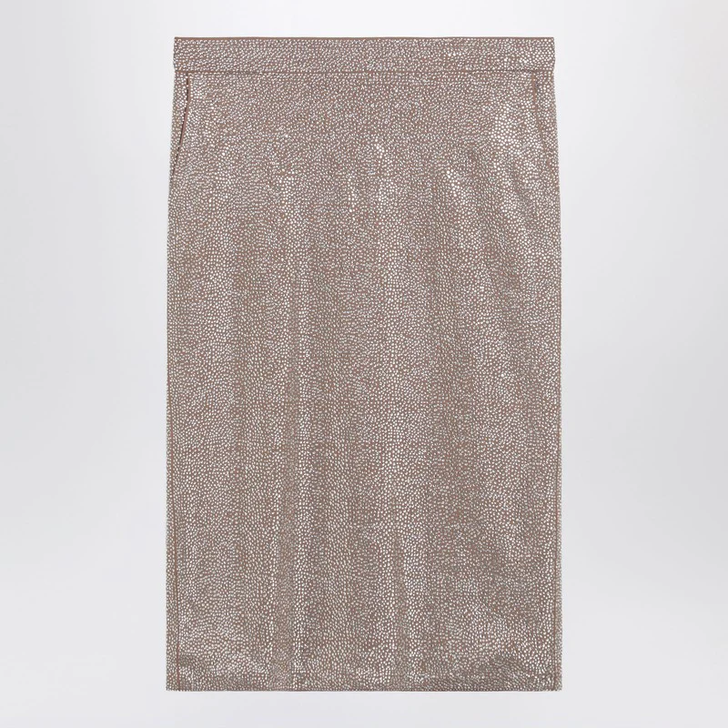 Giuseppe Di Morabito Women's Midi Skirt With Rhinestones