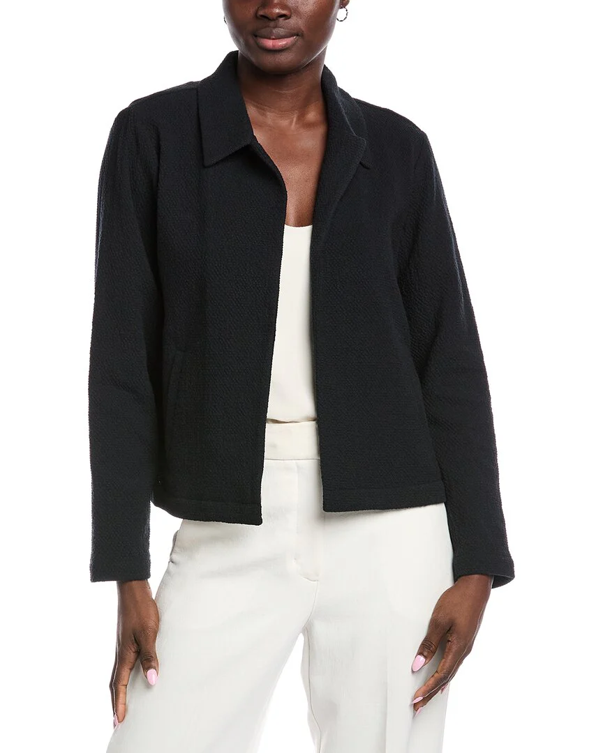 EILEEN FISHER Classic Collar Jacket