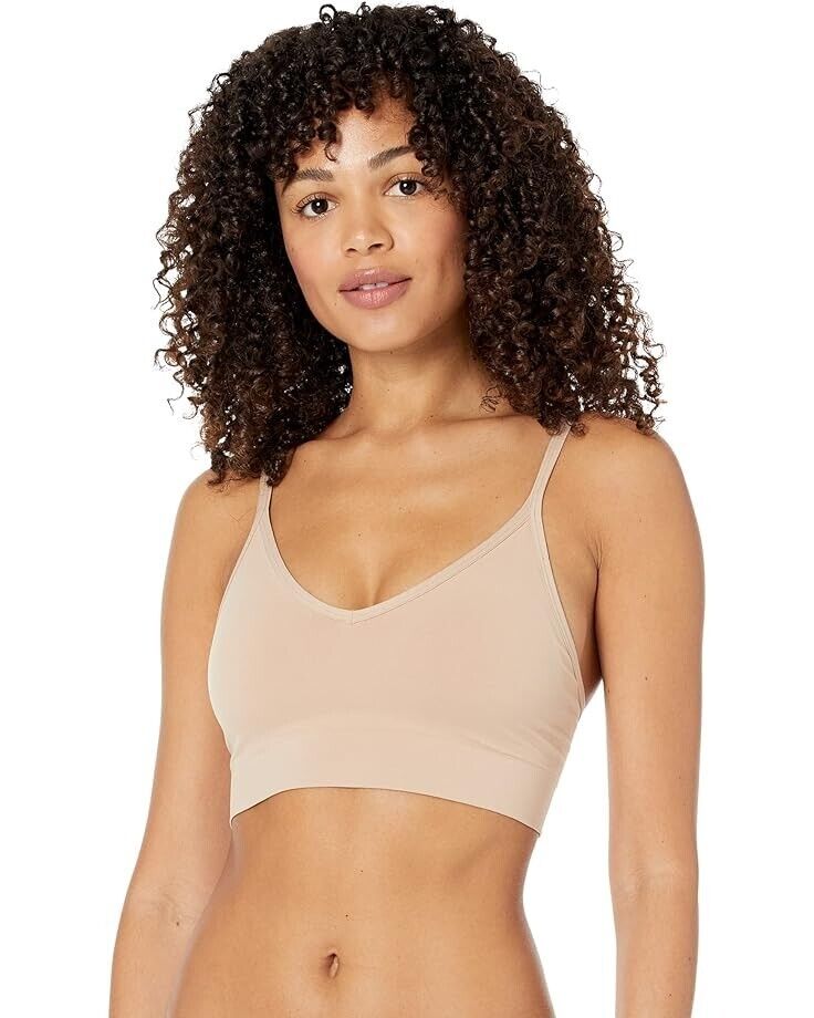 Spanx Ecocare Bralette Women 3X Toasted Oatmeal Everyday Shaping Longline ERK192