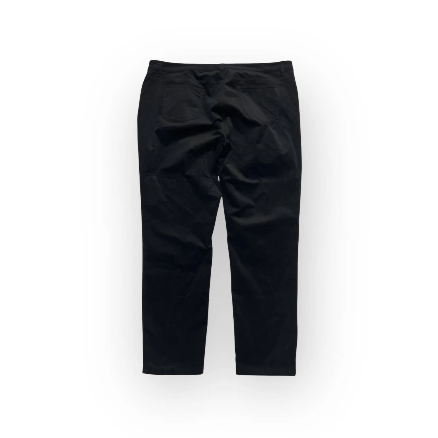 Organic Cotton Corduroy Skinny Jean In Black Size 20W Nwt