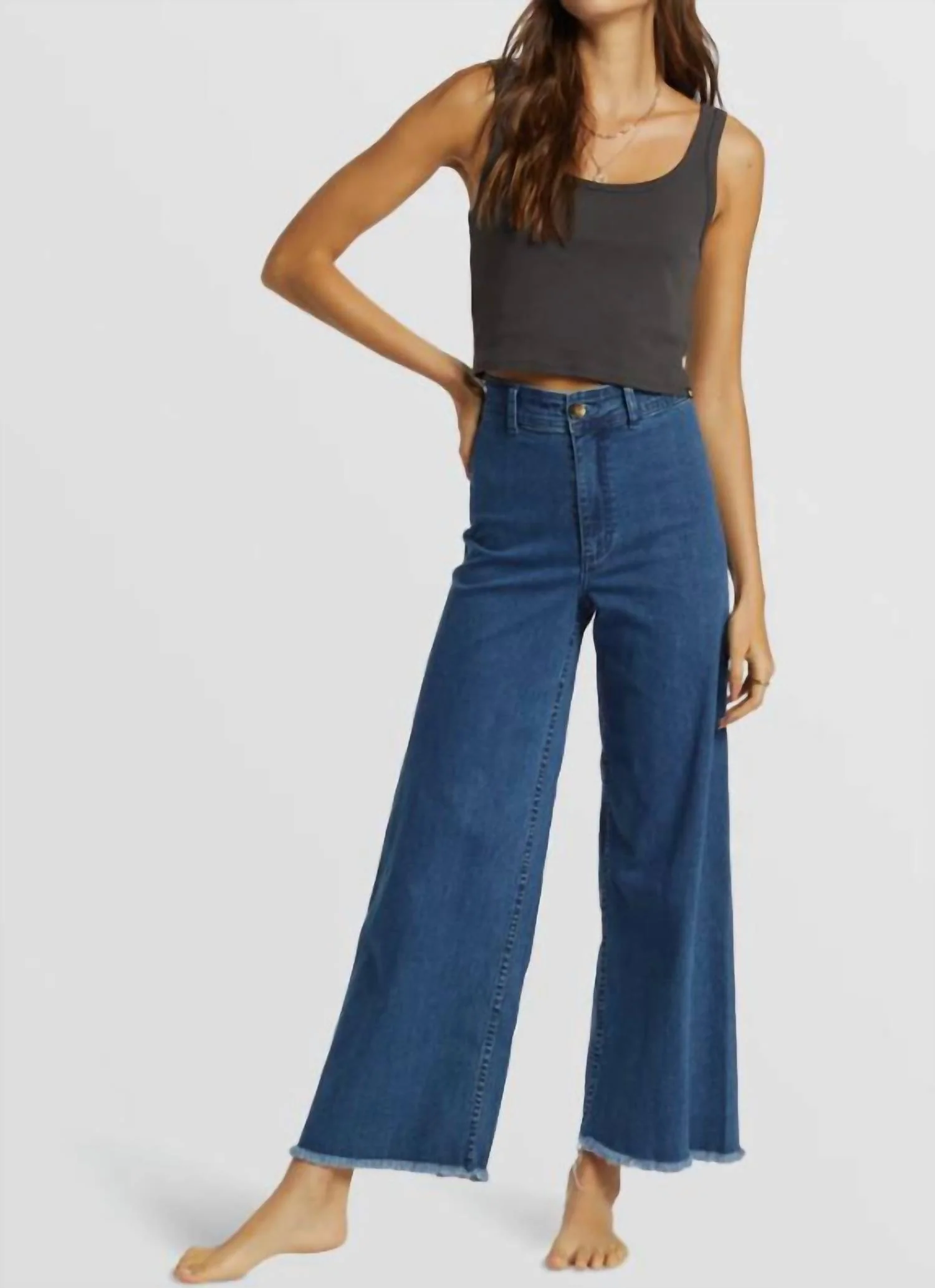 Free Fall Wide Leg Jean In Indigo