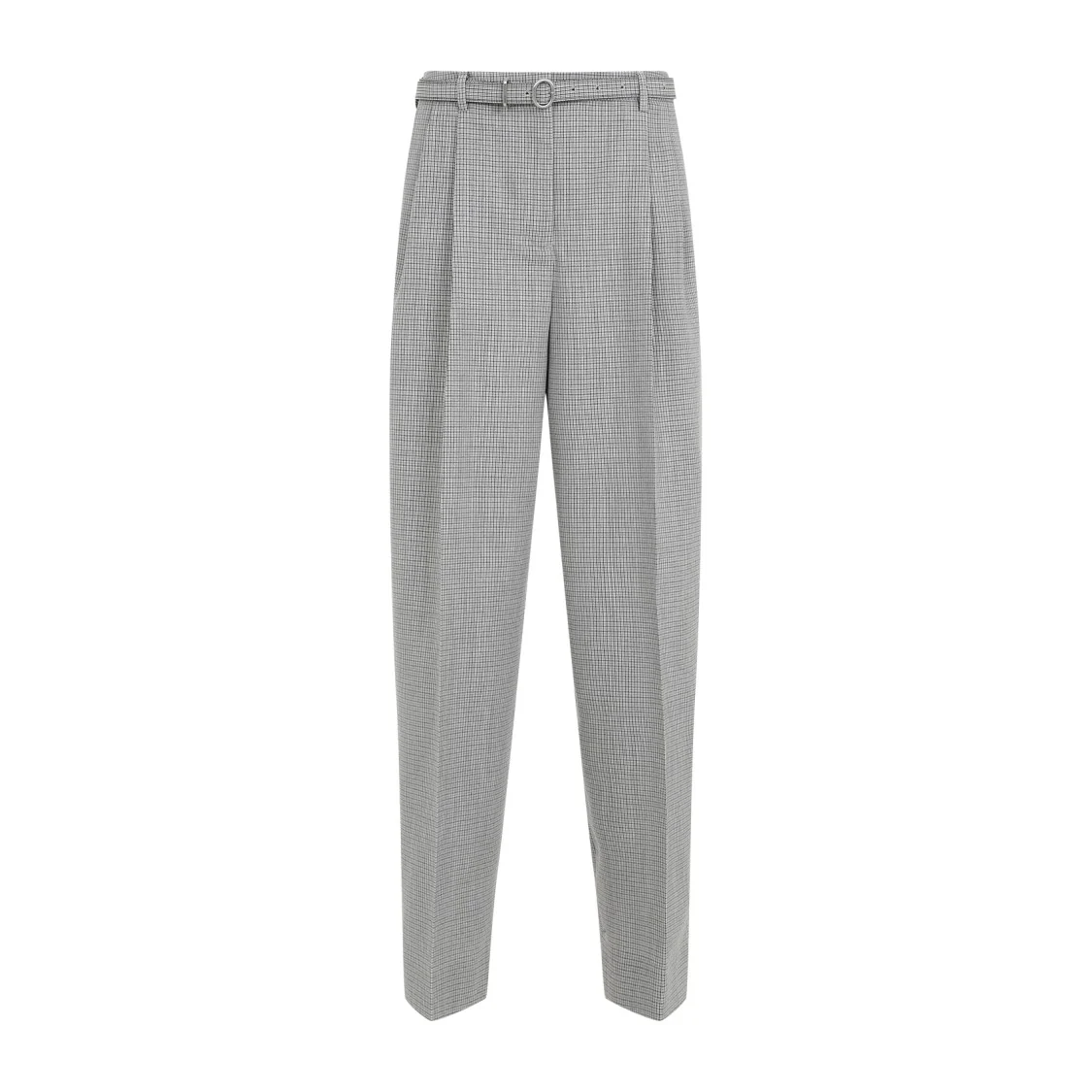 Grey Virgin Wool Pants