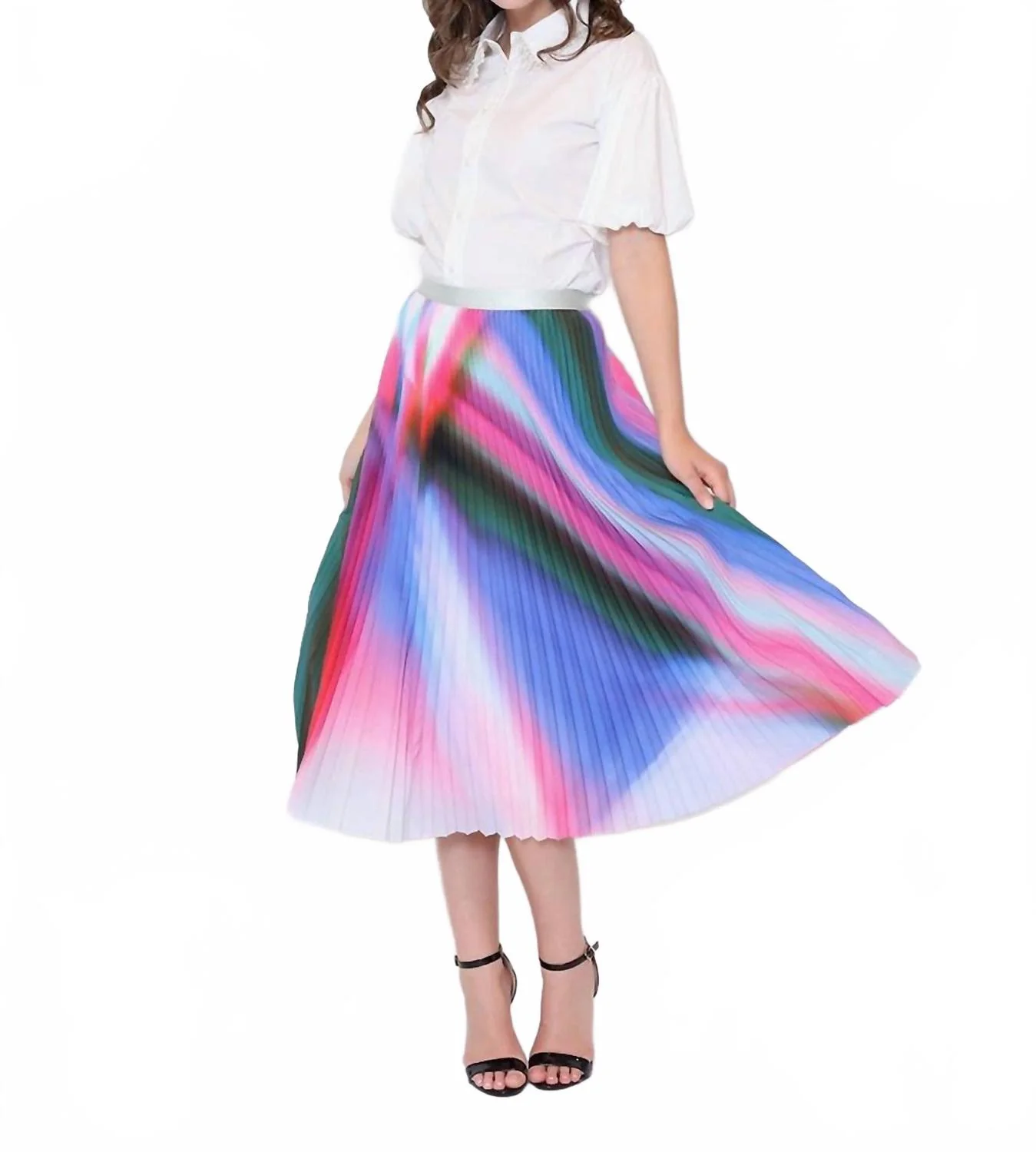 Adira Skirt In Blue Multi