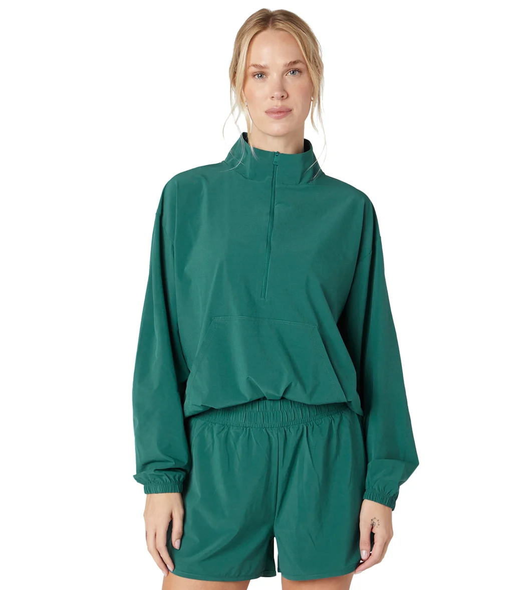 Beyond Yoga In Stride Half Zip Pullover