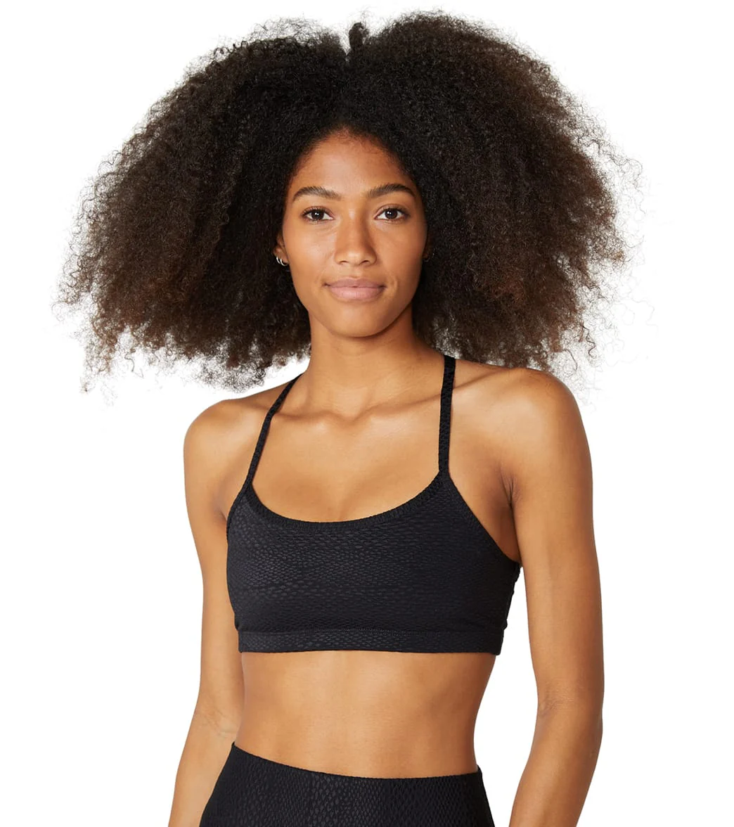 Beyond Yoga Snake Jacquard Slim Racerback Yoga Sports Bra