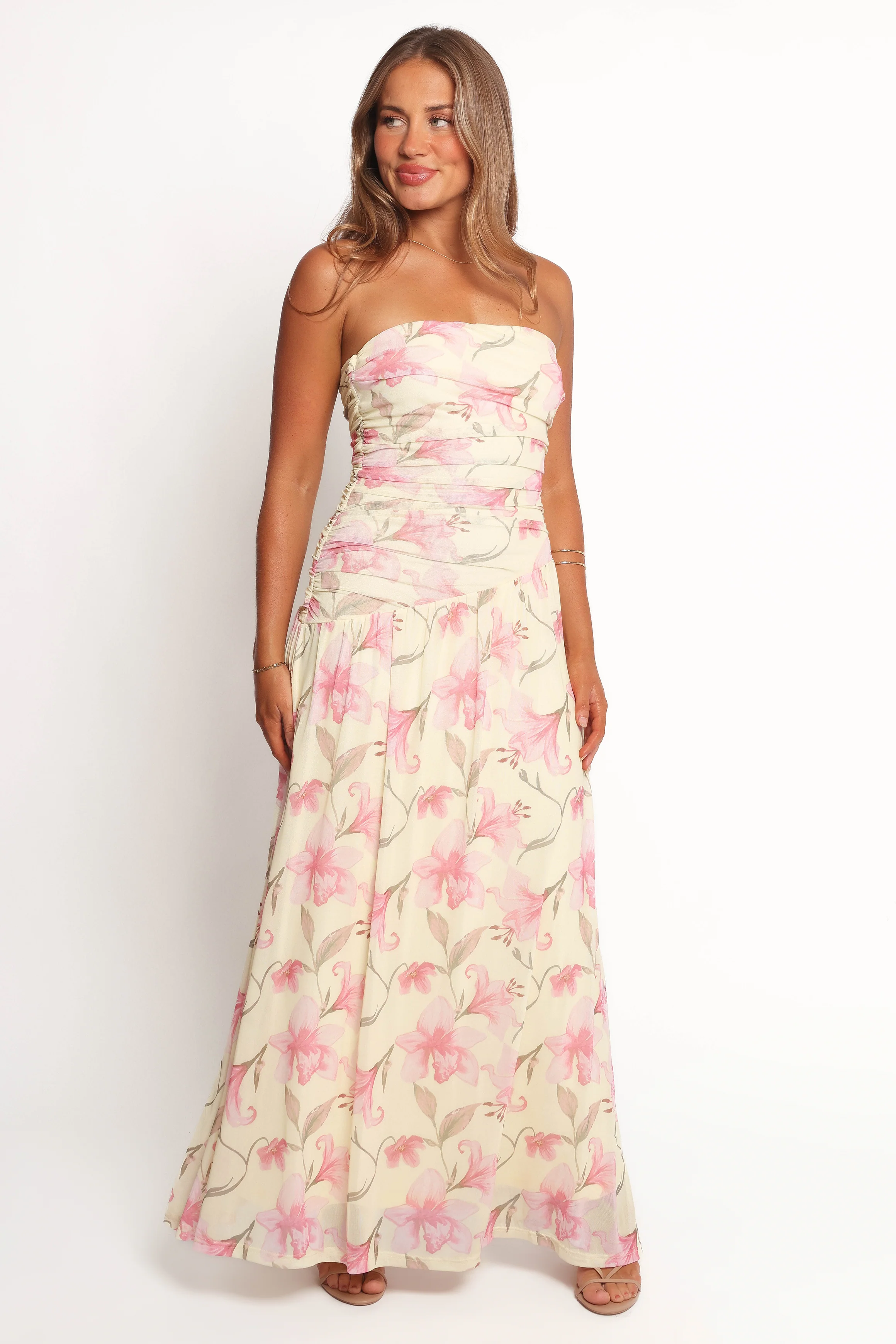 Calypso Maxi Dress - Yellow Floral