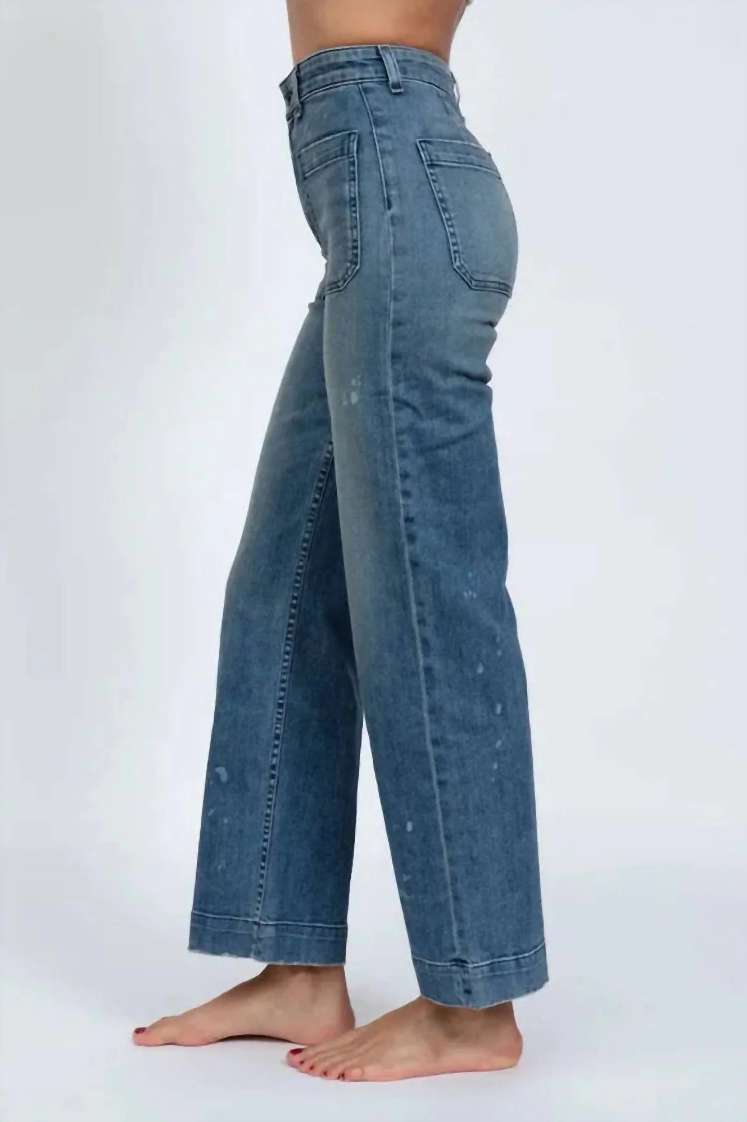 Sailor Wide Leg Jean In Mulholland