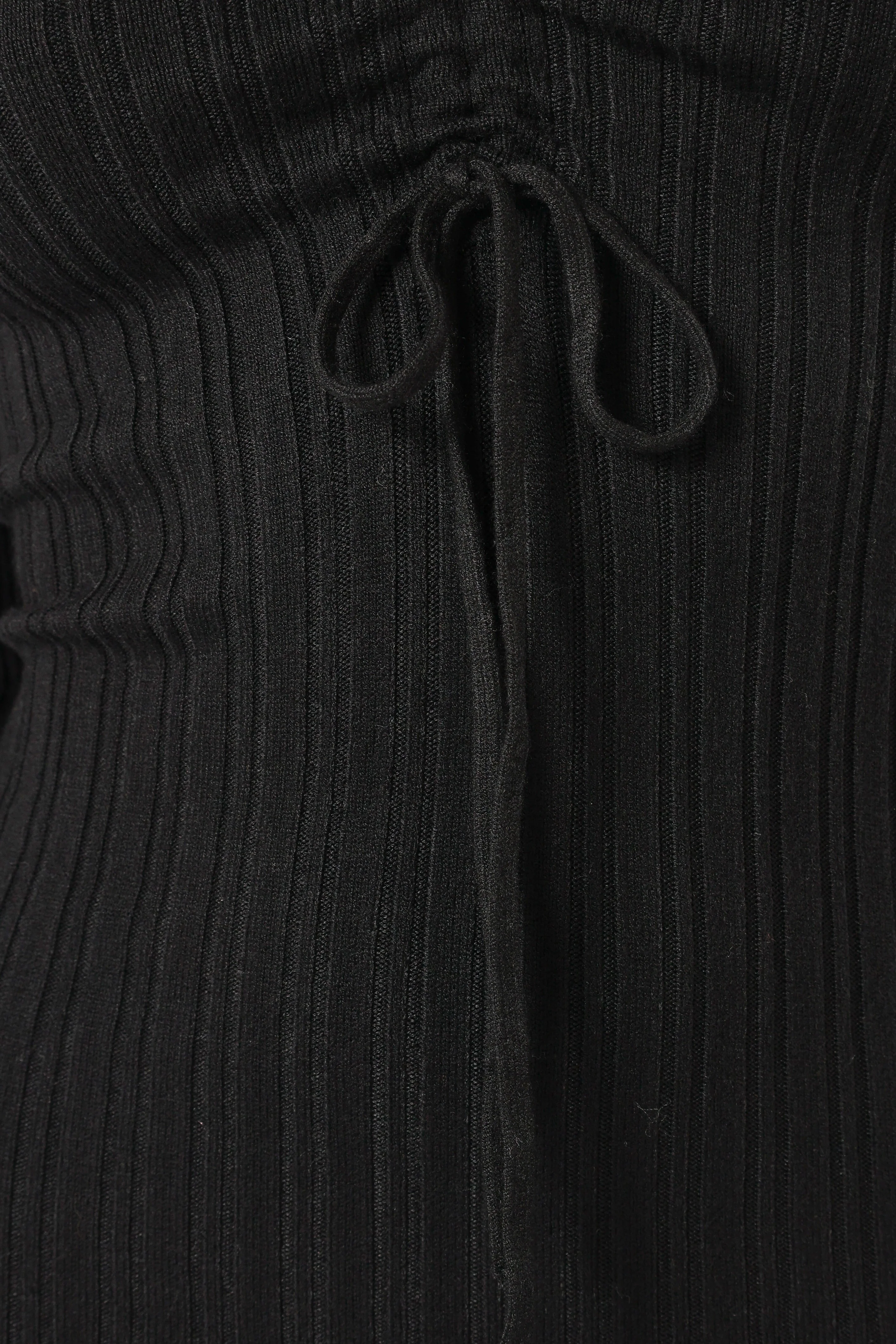 Irene Long Sleeve Midi Dress - Black