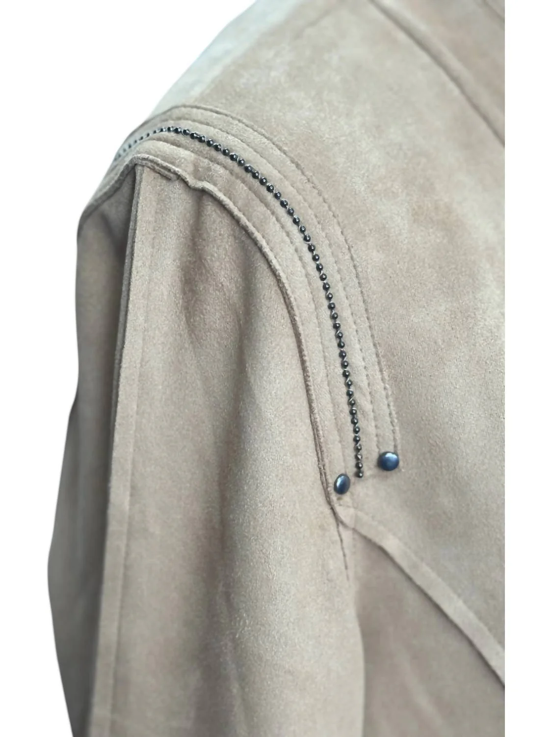 Suede Blazer In Pecan