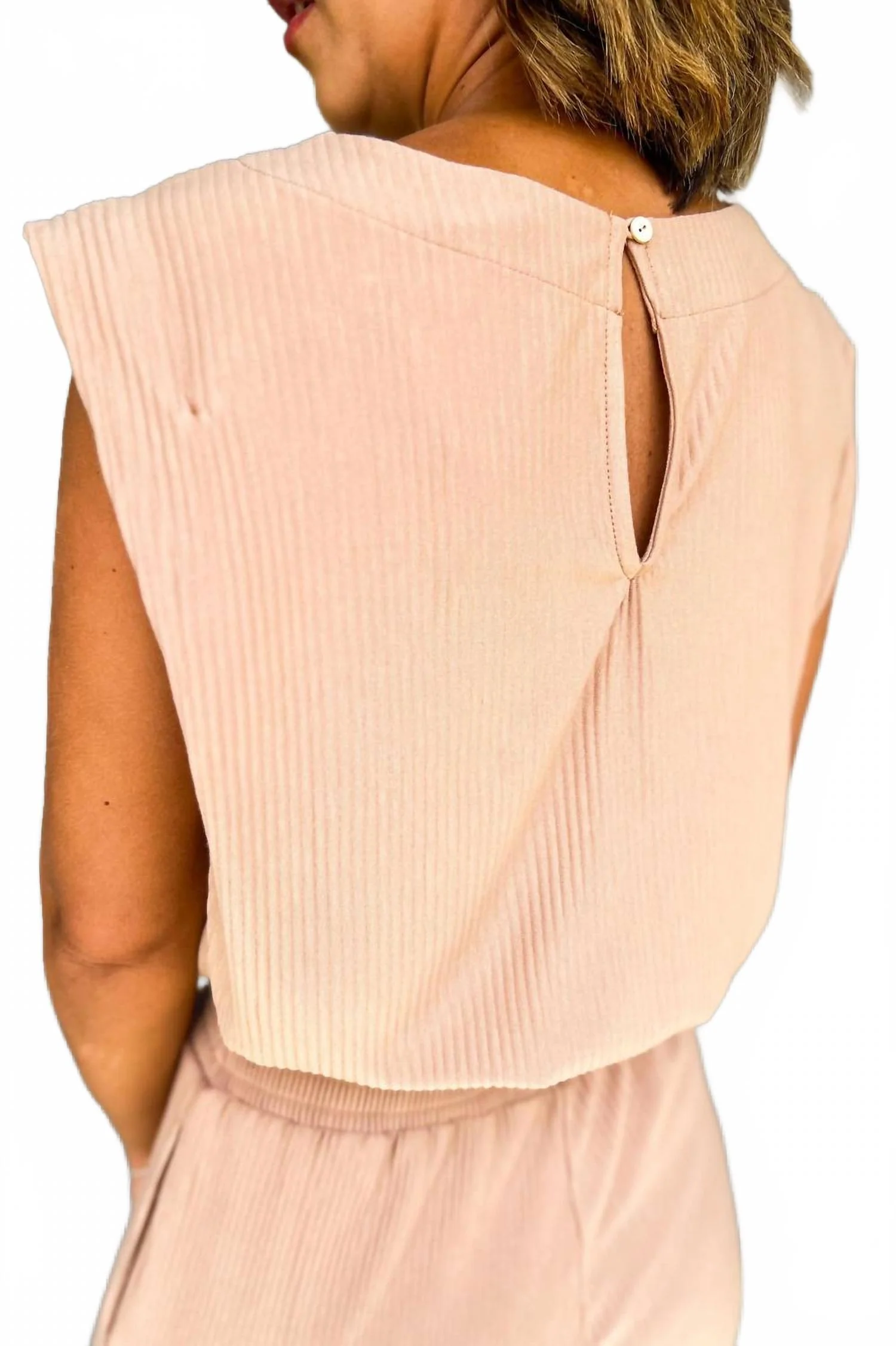 Skylar Ribbed Knit Set In Camel