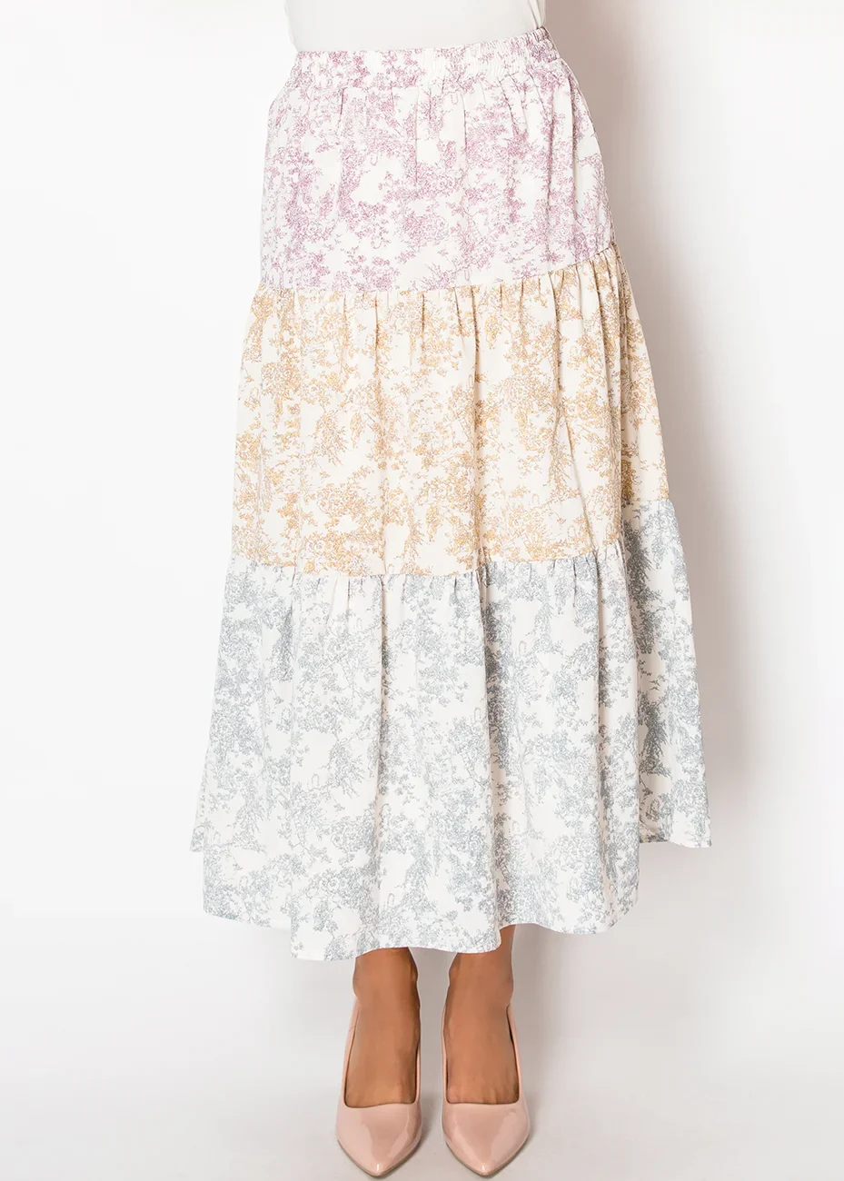Floral Tier Skirt