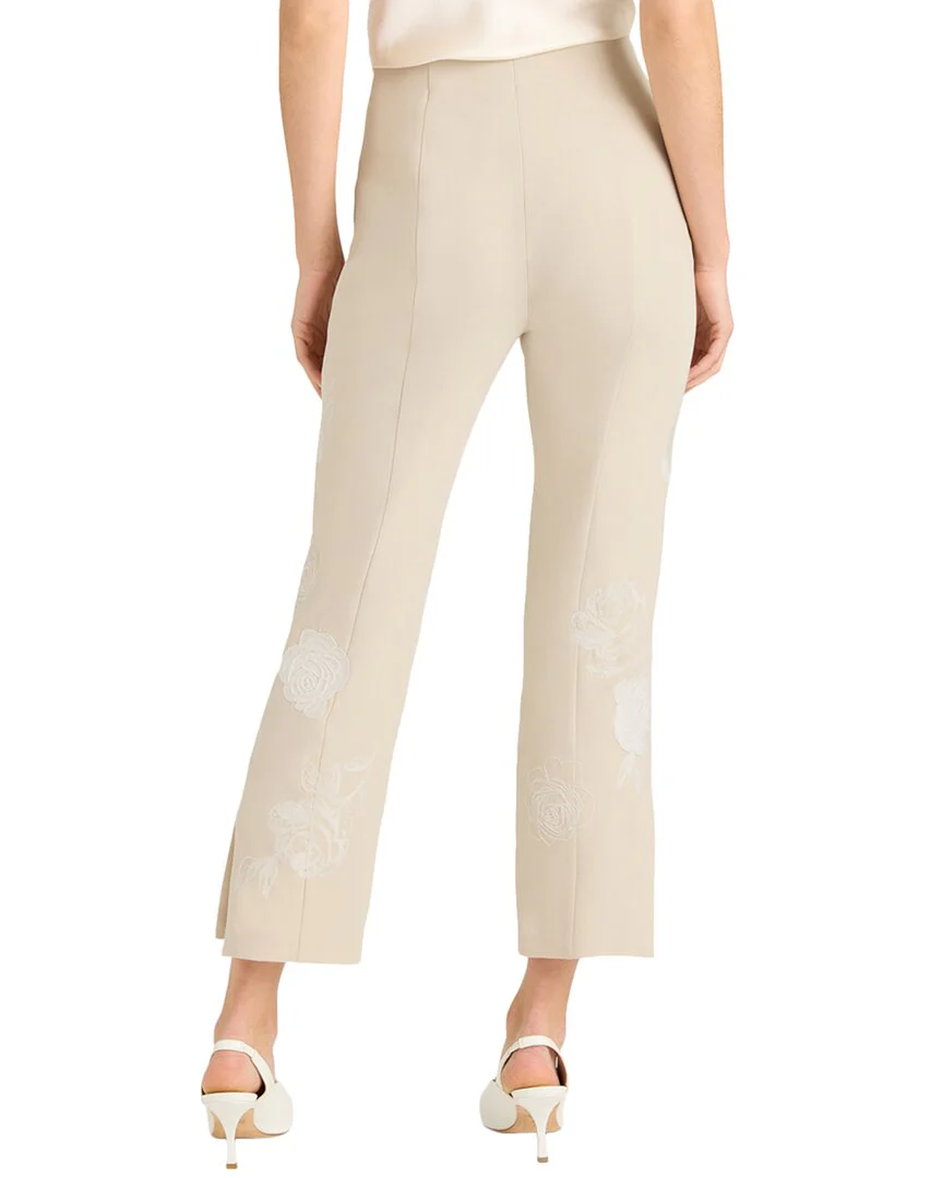 Cinq à Sept Floating Roses Cropped Brianne Pant