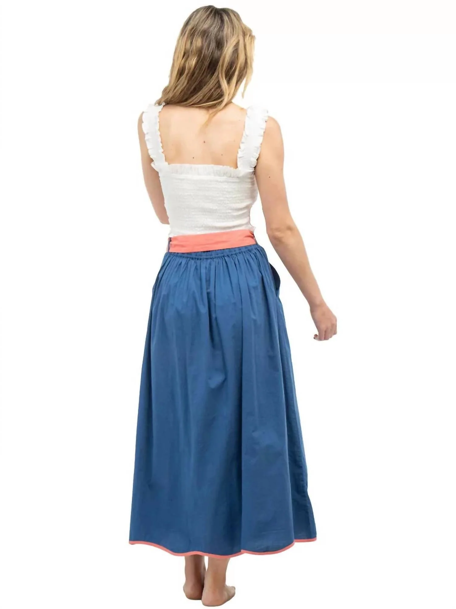 Hearts Prairie Skirt In Navy