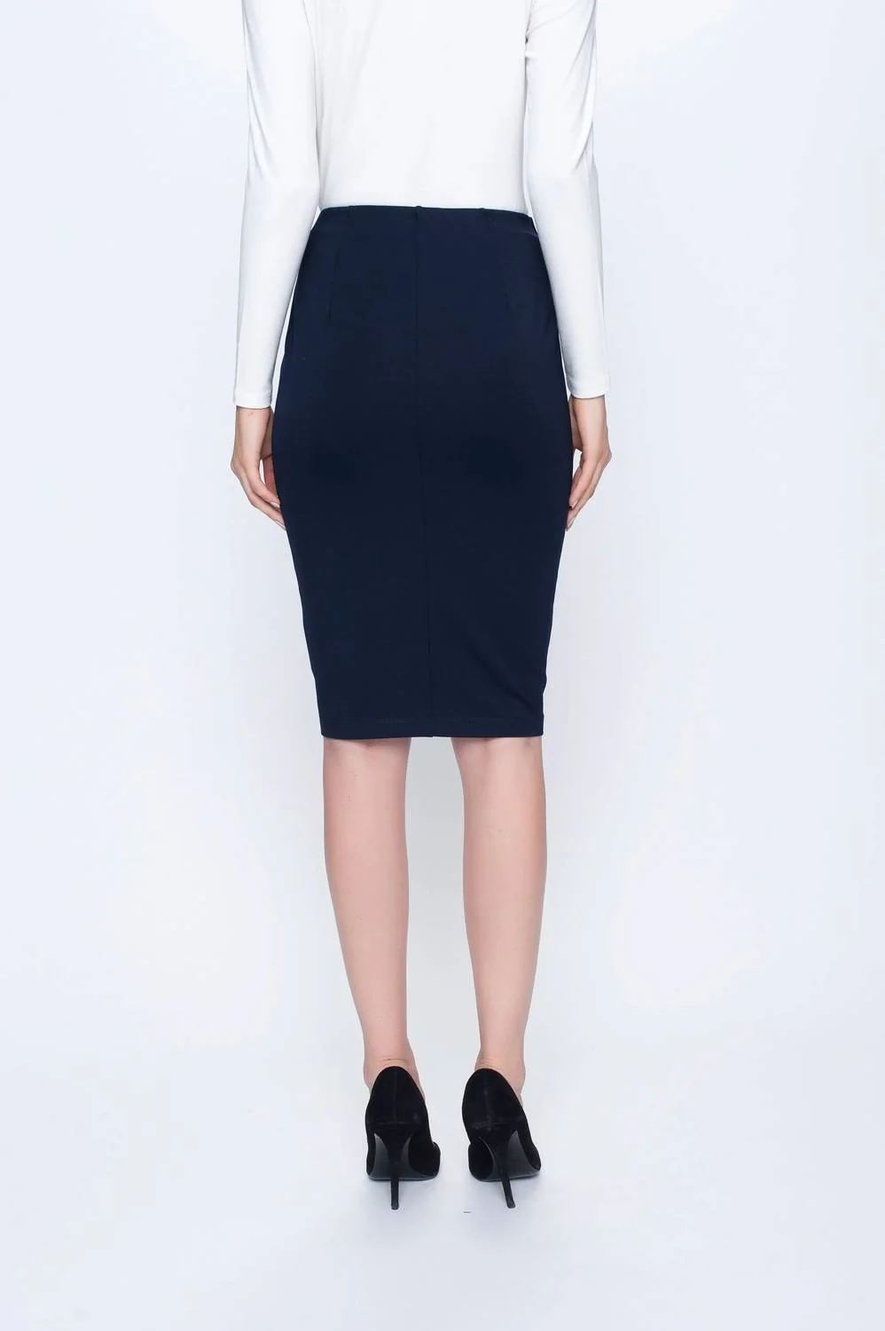Women's Pencil Skirt In Deep Navy