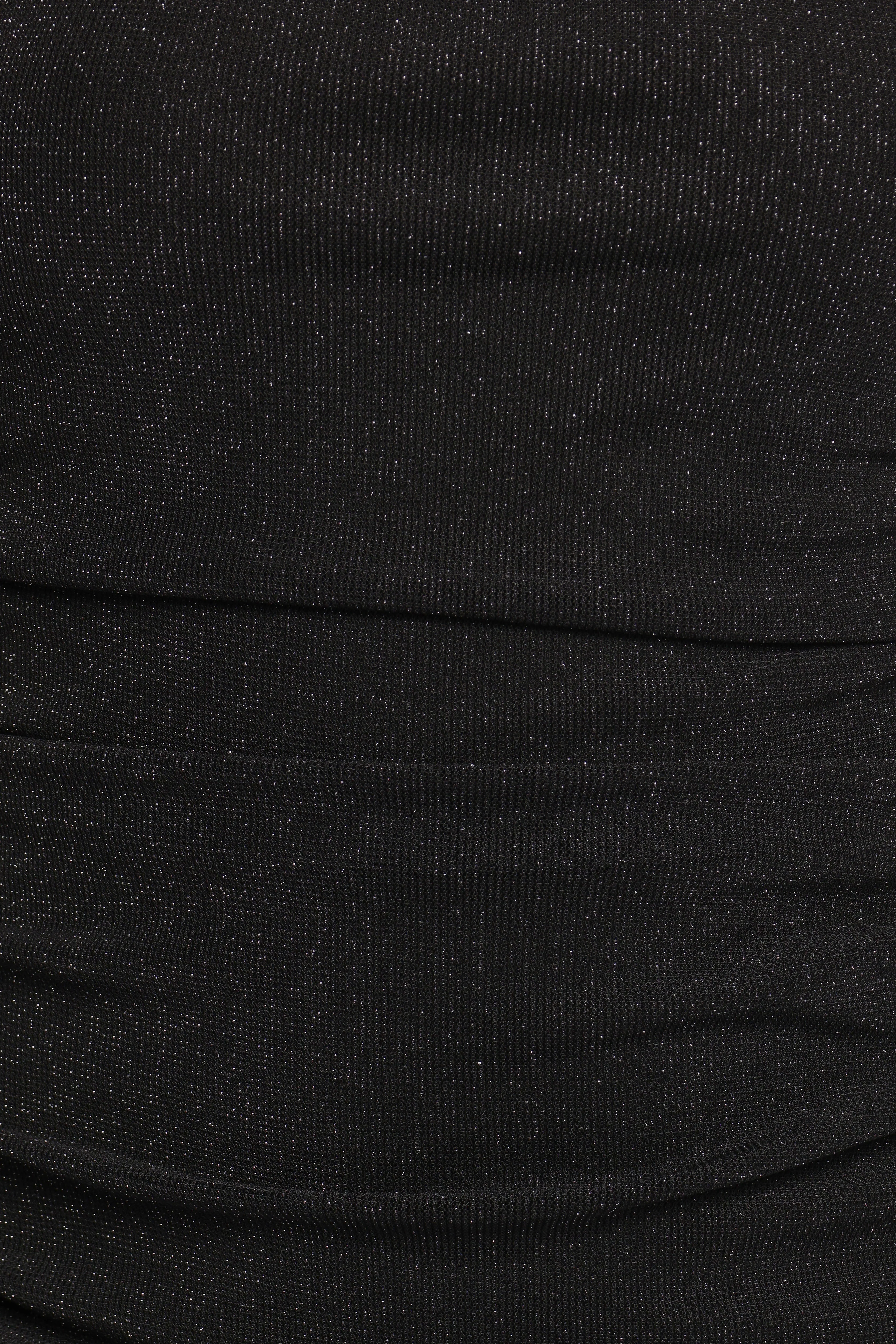 Seville Strapless Mini Dress - Black